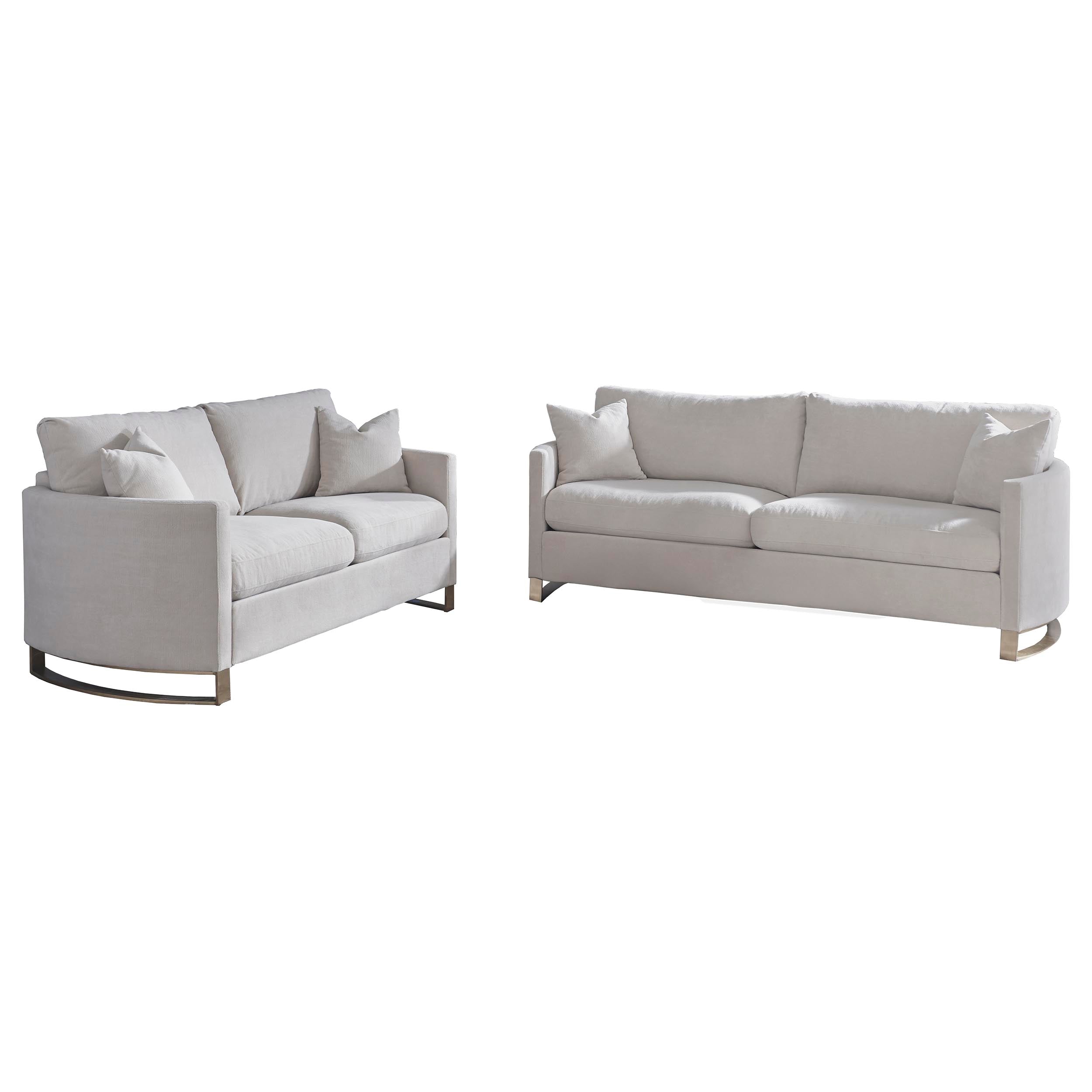Corliss Velvet Upholstered Sofa Set