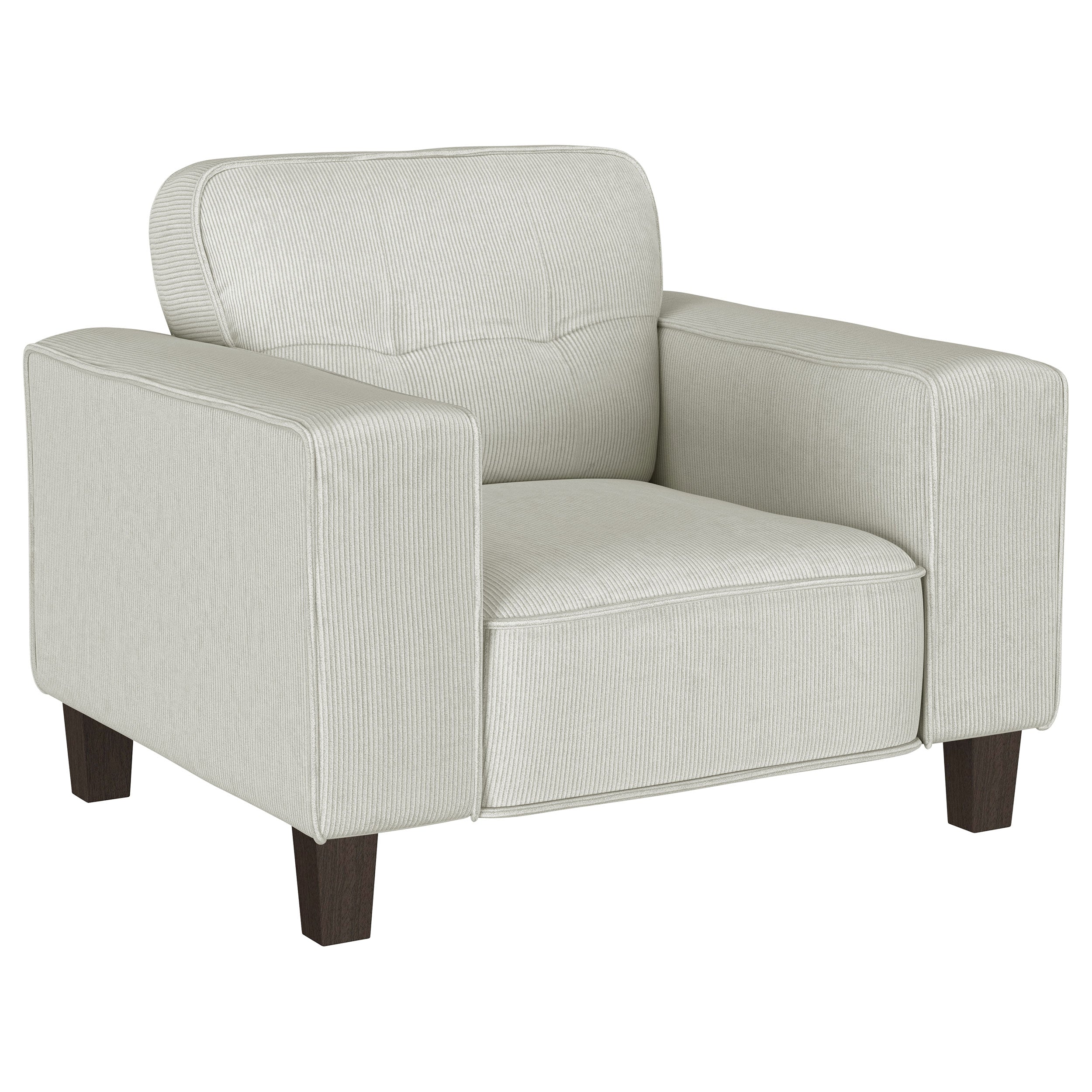 Deerhurst Upholstered Track Arm Sofa Set Greige