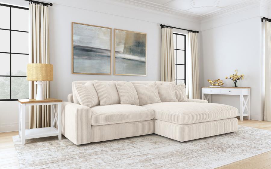 Blaine Upholstered Reversible Chaise Sectional Sofa