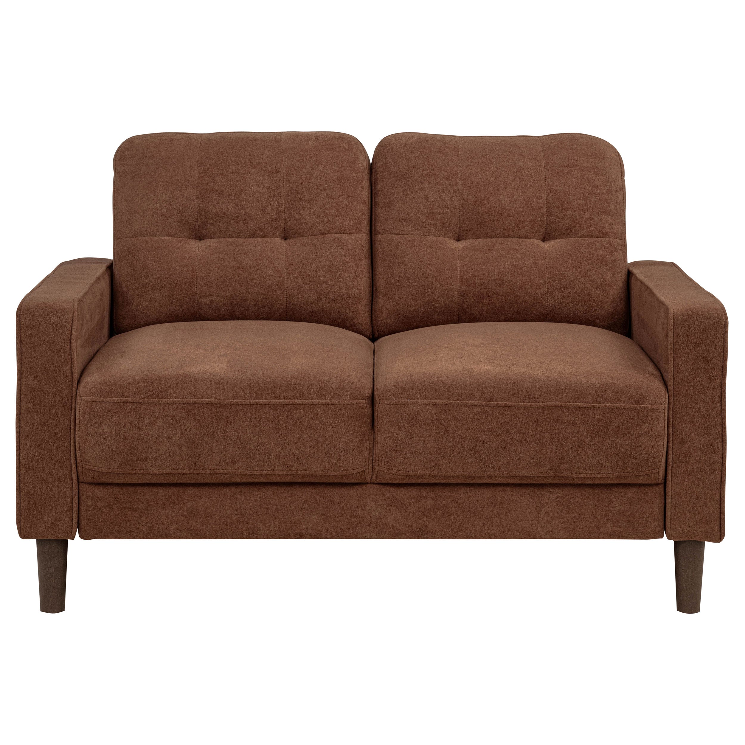 Bowen II Fabric Upholstered Track Arm Sofa Set