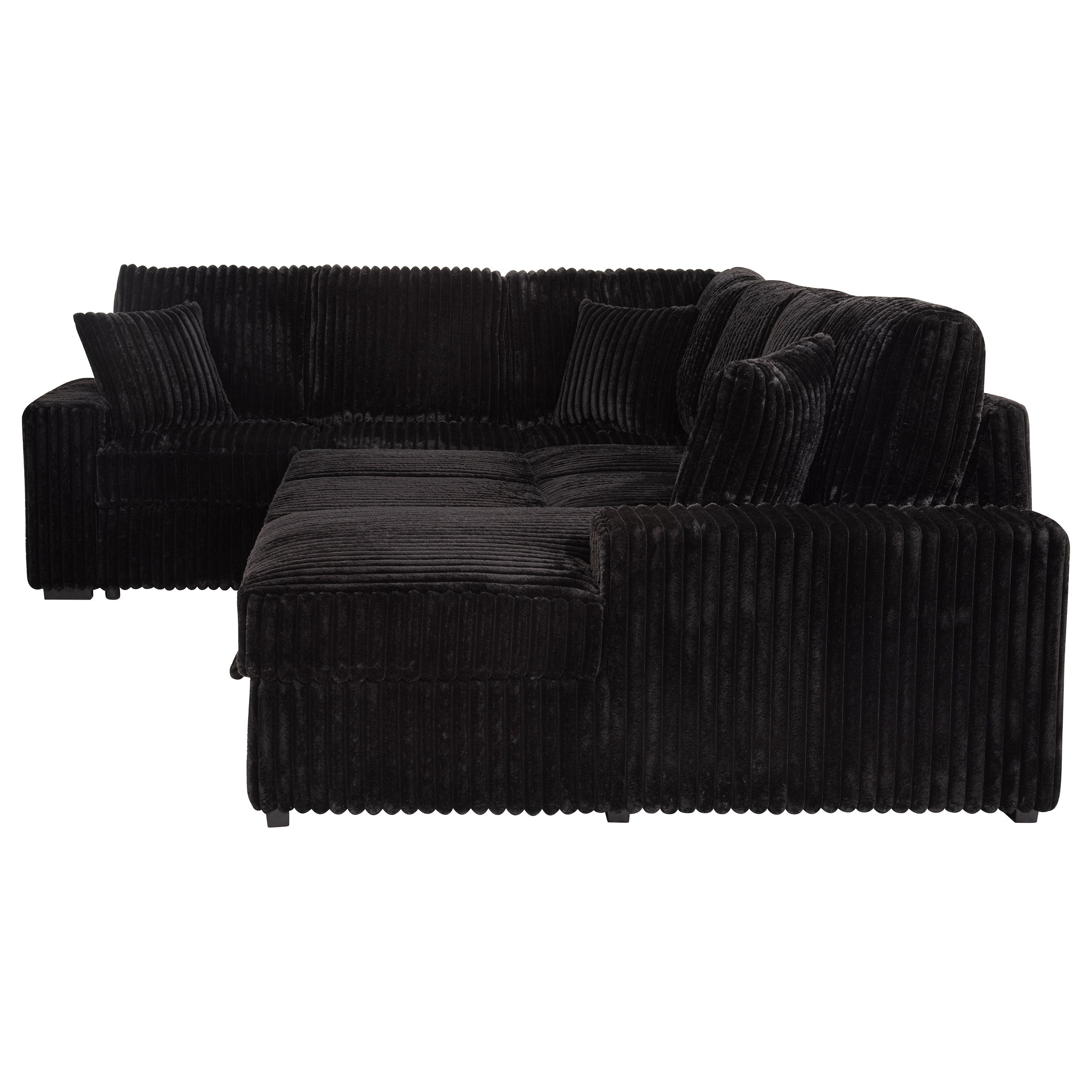 Devonshire Sleeper Sectional Sofa Storage Chaise