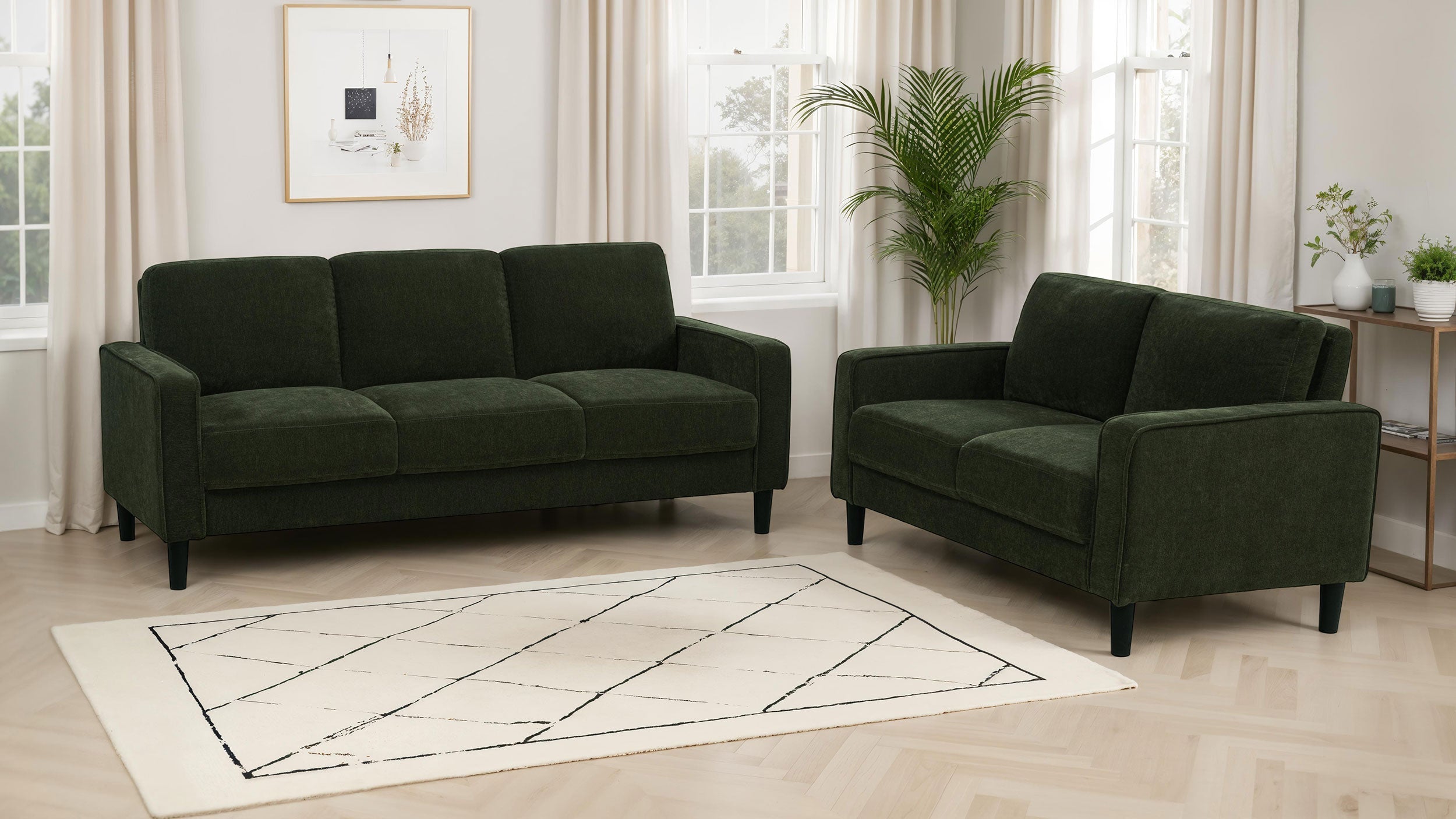 Ruth Upholstered Track Arm Sofa