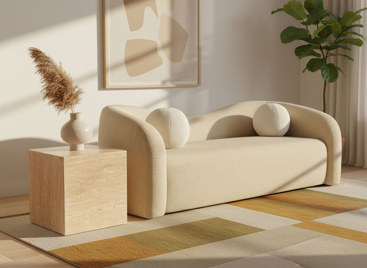 Bolzano - Marble & Travertine Table - Table