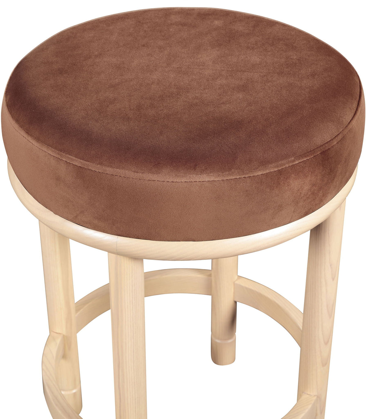 Monette - Counter Stool with Natural Base
