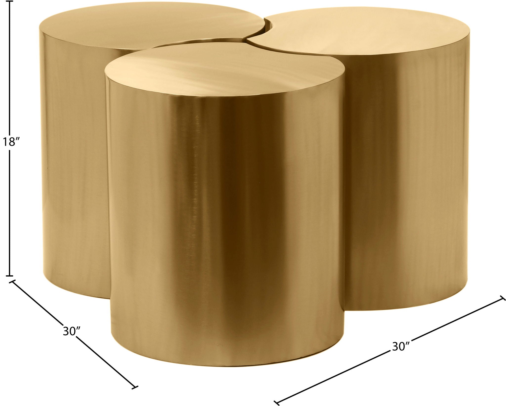 Dimple - 3 Piece Modular Coffee Table