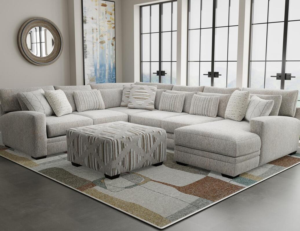 Corinthian 5830 Oversized Sectional — 3-Piece with Chaise
