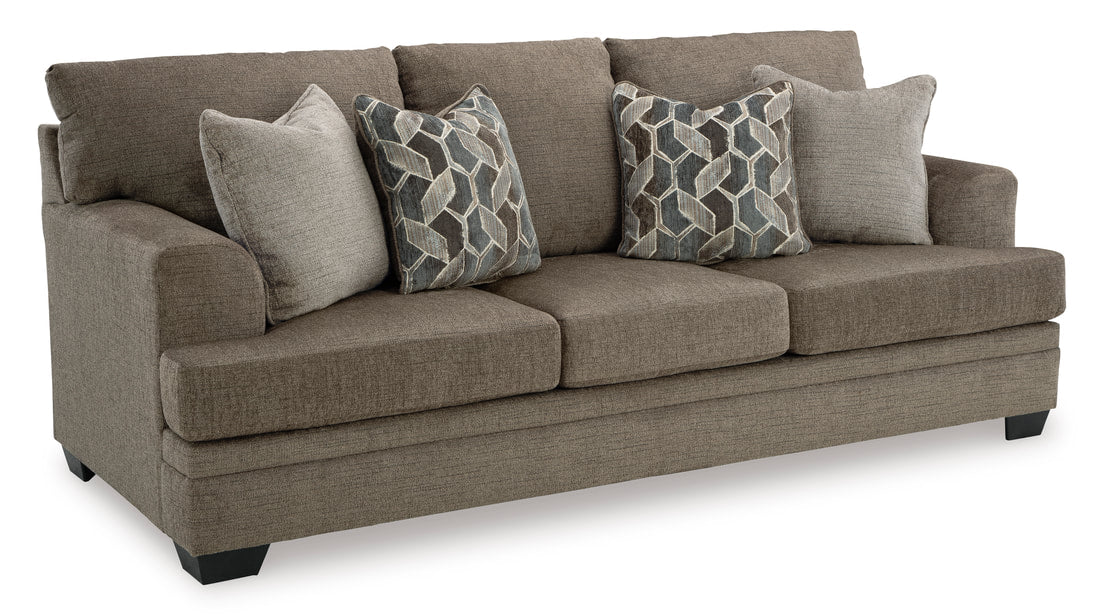 Ashley 595-05 Sofa & Loveseat Set — Plush Foam Cushions & Accent Pillows
