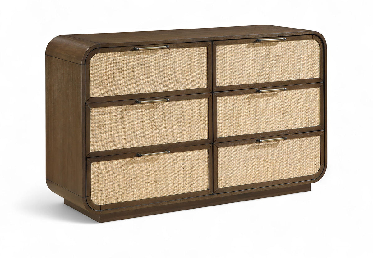 Windsor - Rubberwood Dresser - Brown