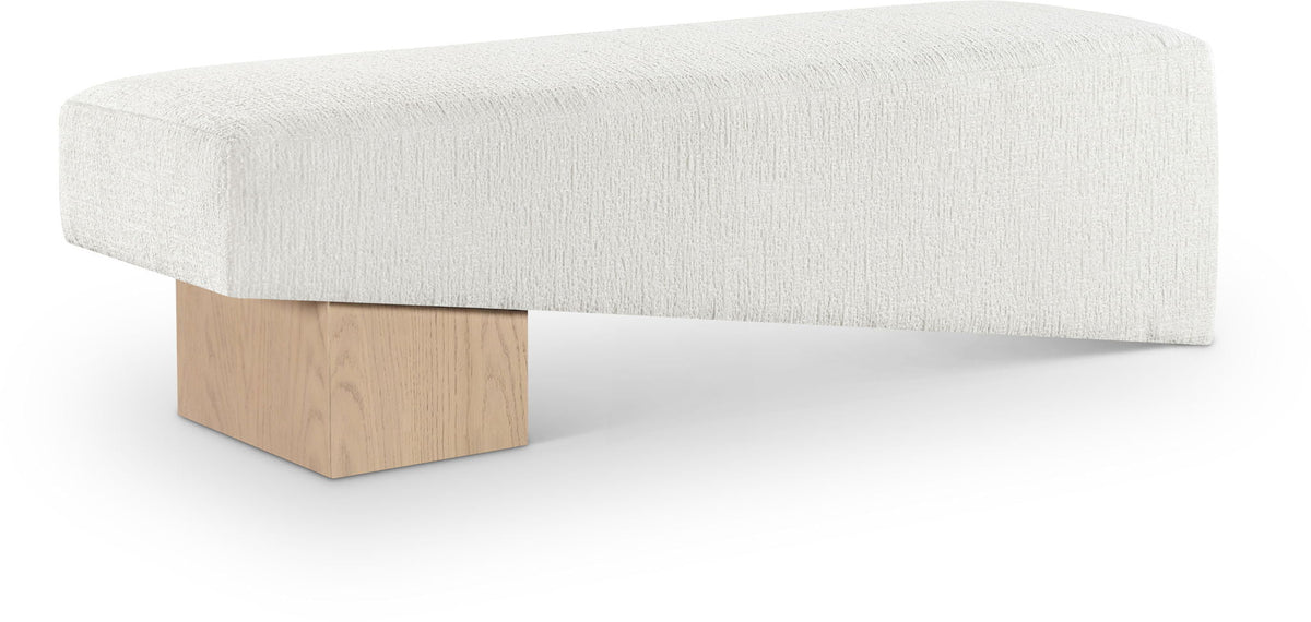 Alora - Bench with Light Brown Base