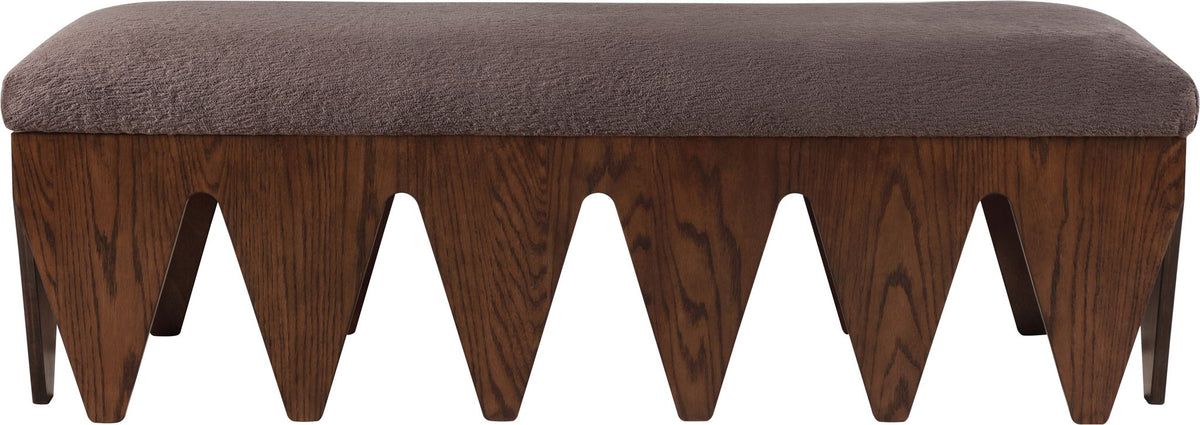 Altair - Bench with Dark Brown Base