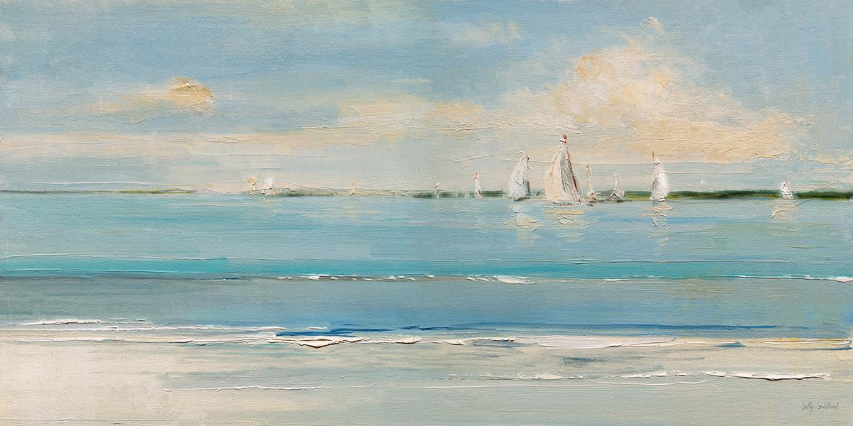 Windy Regatta By Sally Swatland Giclee Canvas