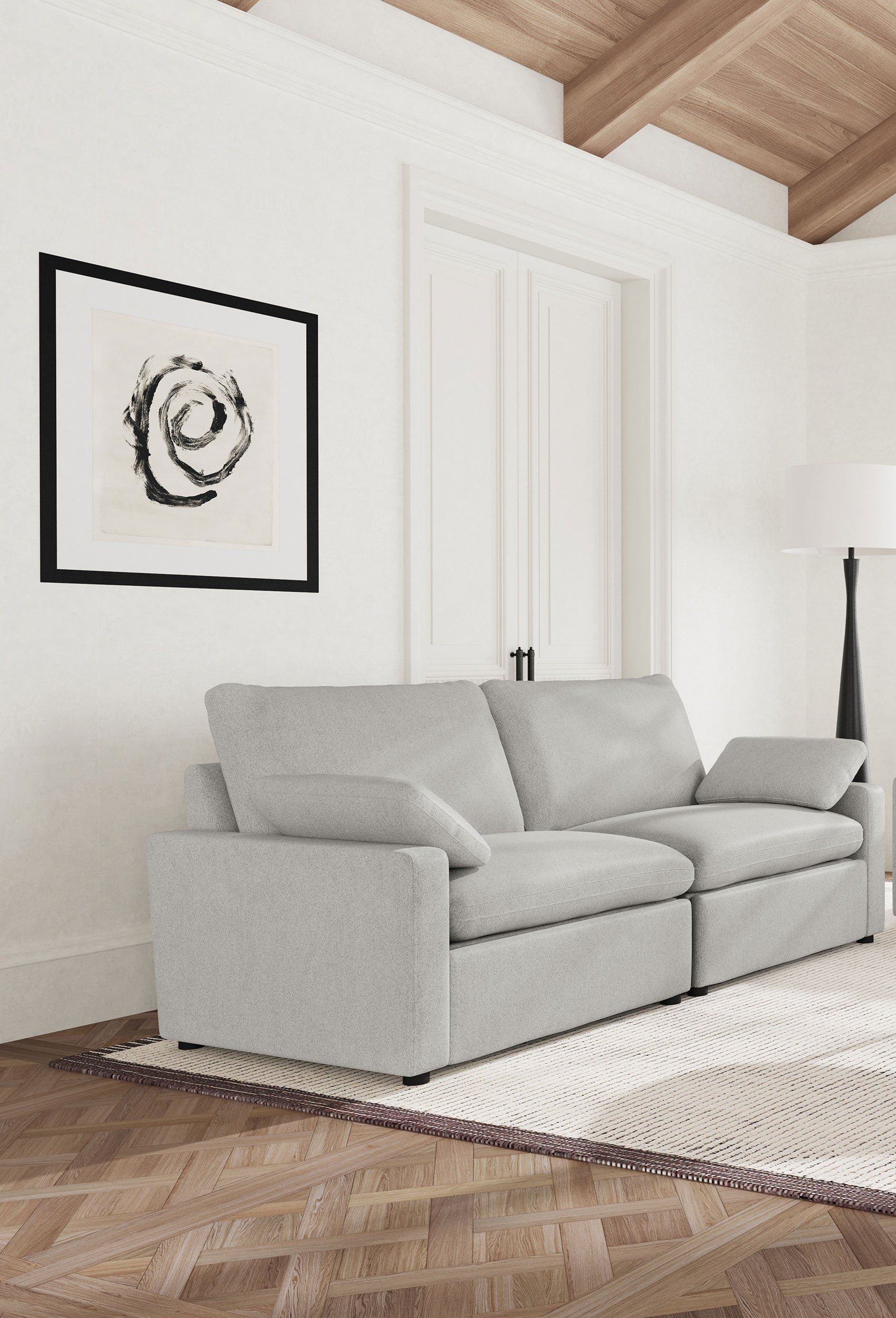 Collins Modular Power Loveseat