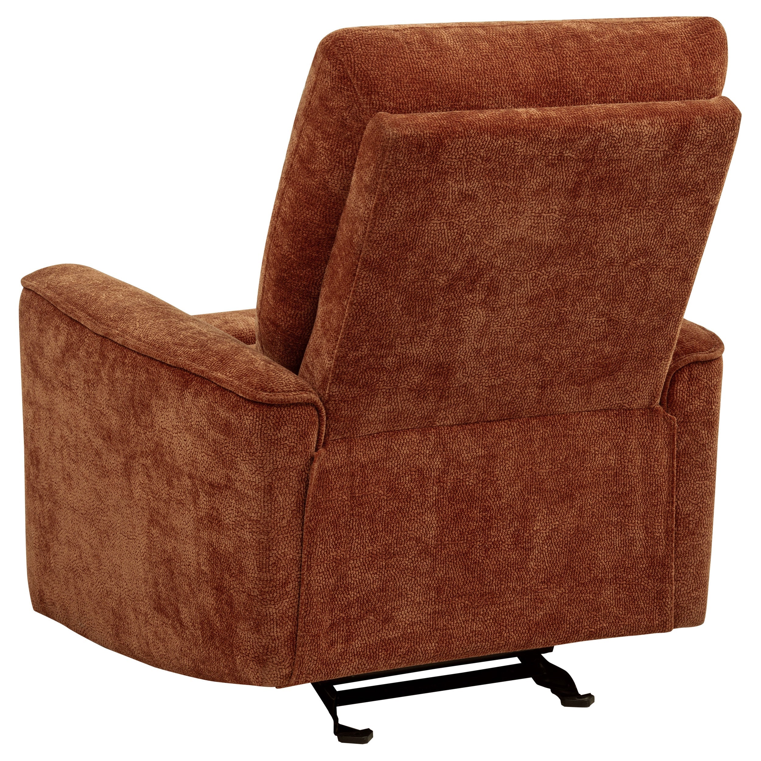 Navarro Chenille Upholstered Glider Recliner