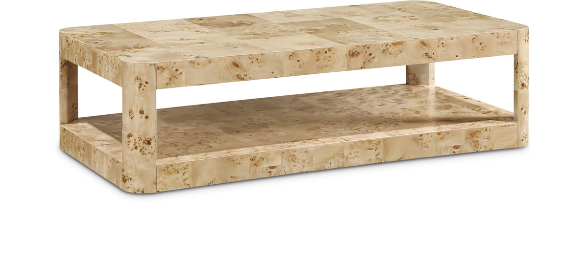 Reeves - Table — Black, Oak or Burl - Burl