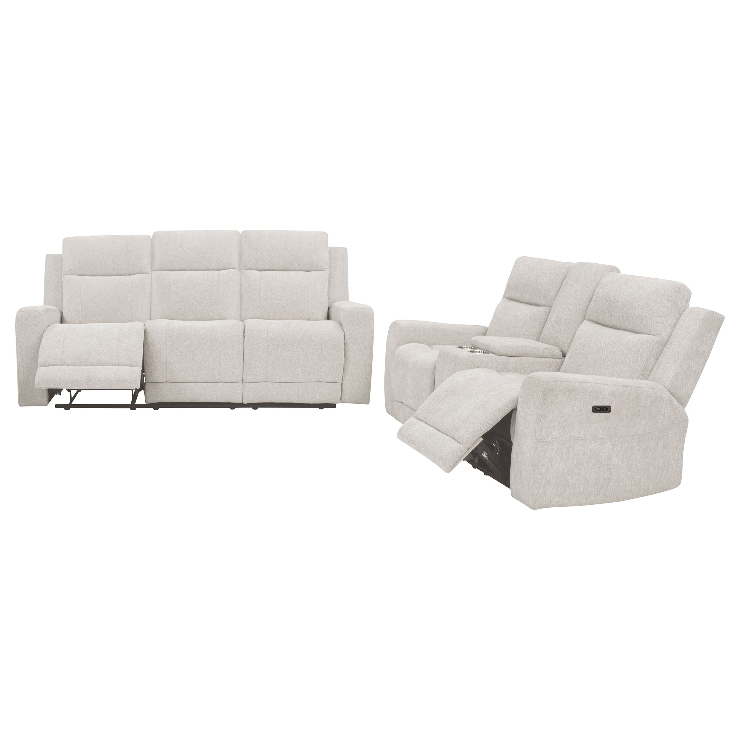 Kennett Chenille Power Reclining Sofa Set