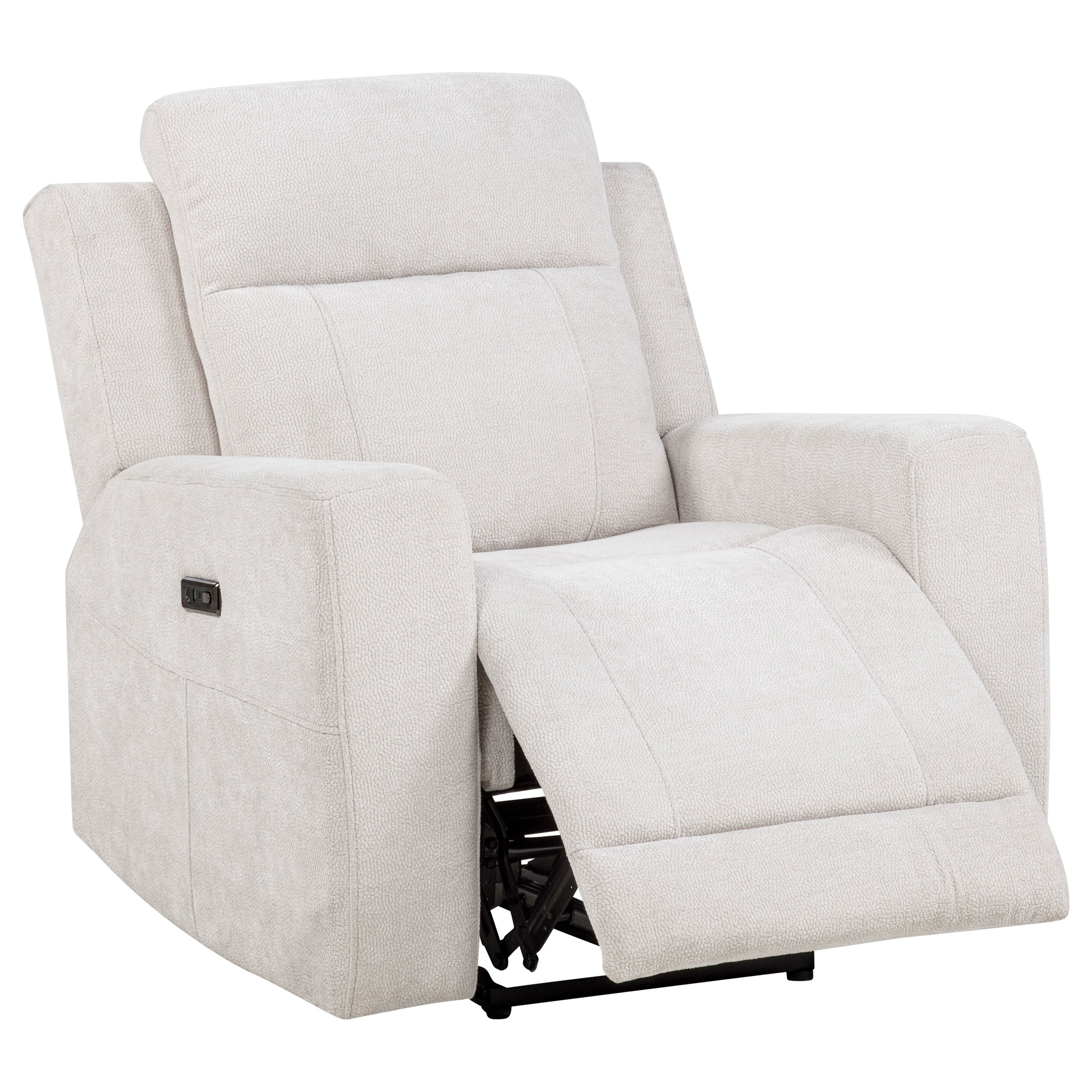 Kennett Chenille Upholstered Power Recliner Chair