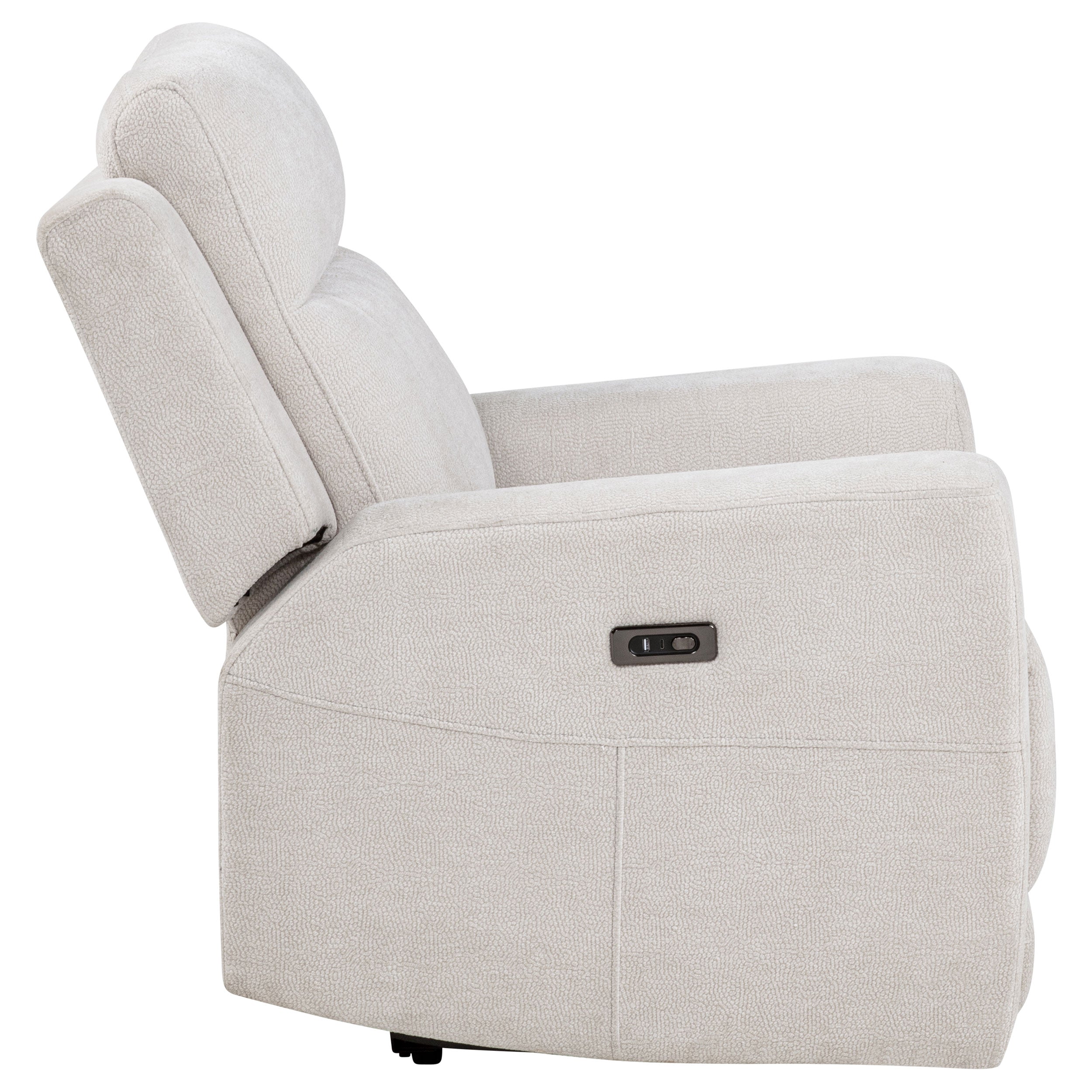 Kennett Chenille Upholstered Power Recliner Chair