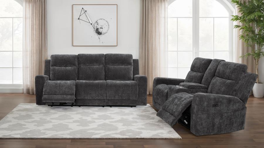 Kennett Chenille Power Reclining Sofa Set