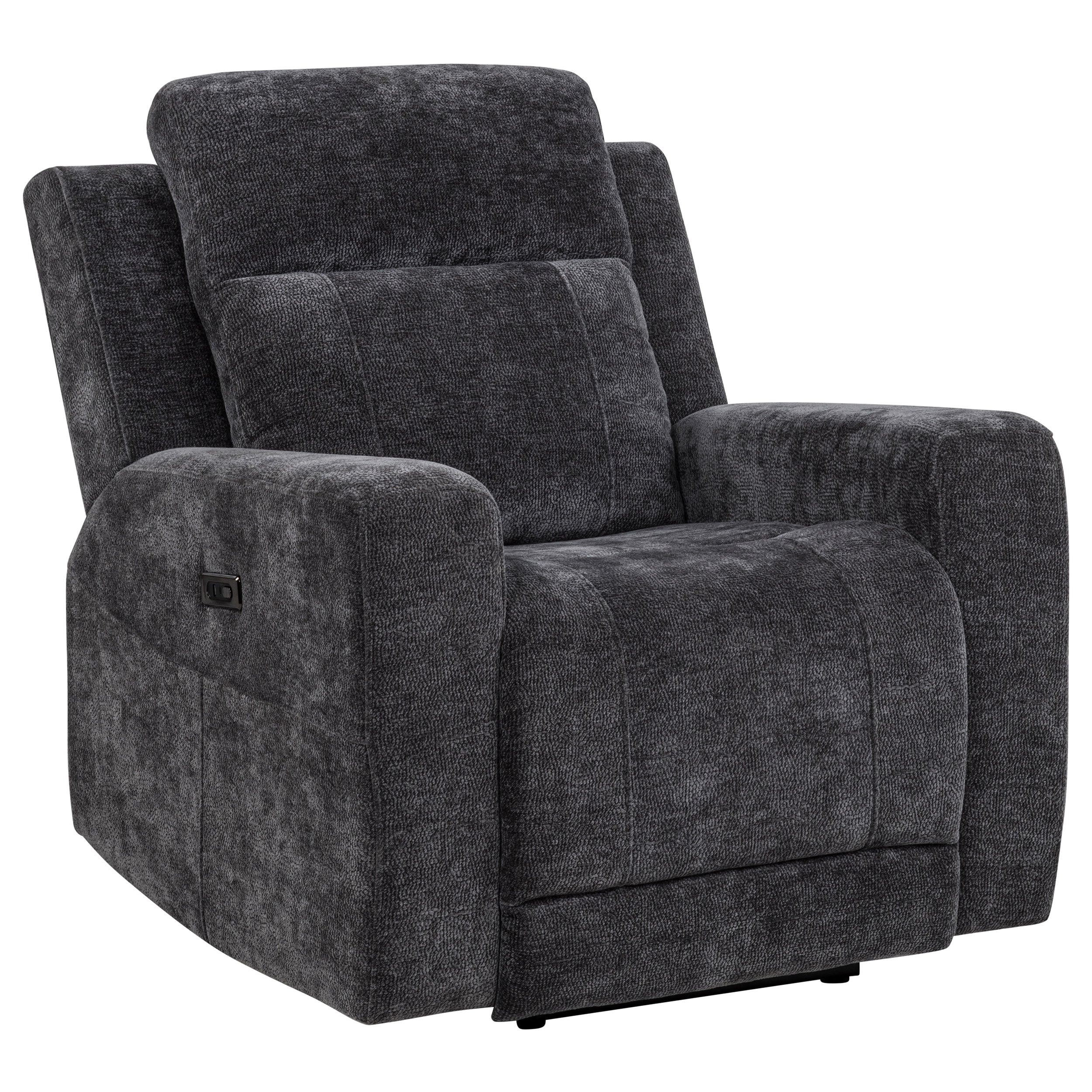 Kennett Chenille Upholstered Power Recliner Chair