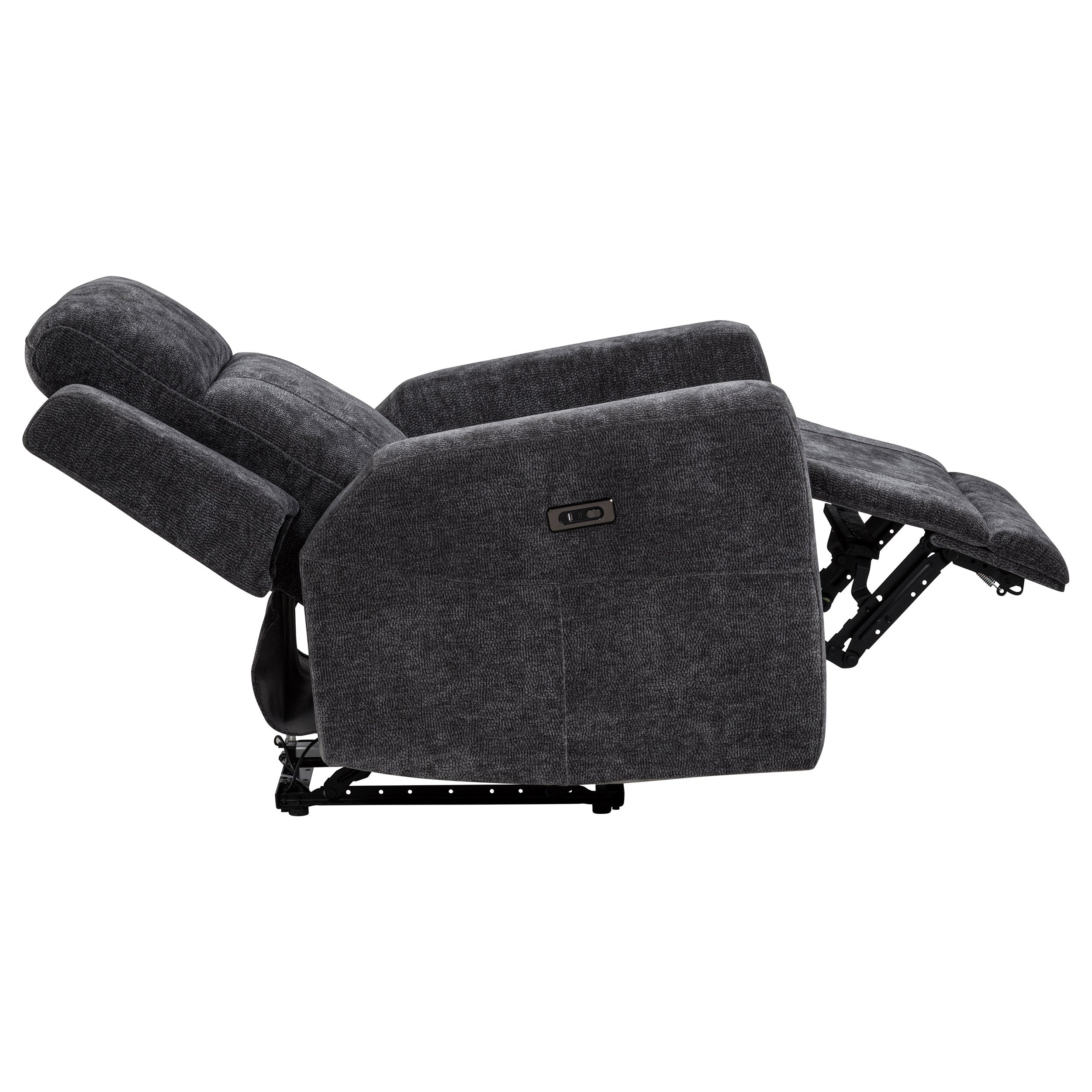 Kennett Chenille Upholstered Power Recliner Chair