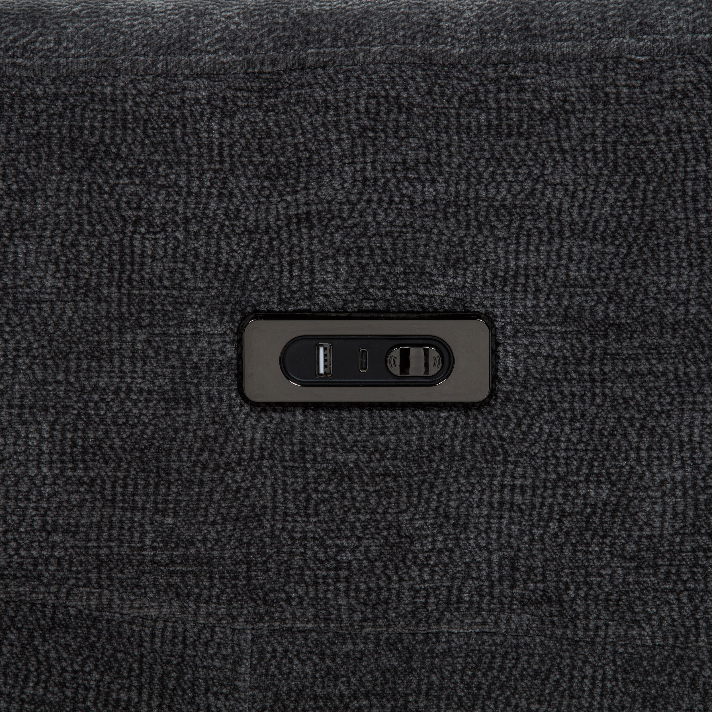 Kennett Chenille Upholstered Power Recliner Chair