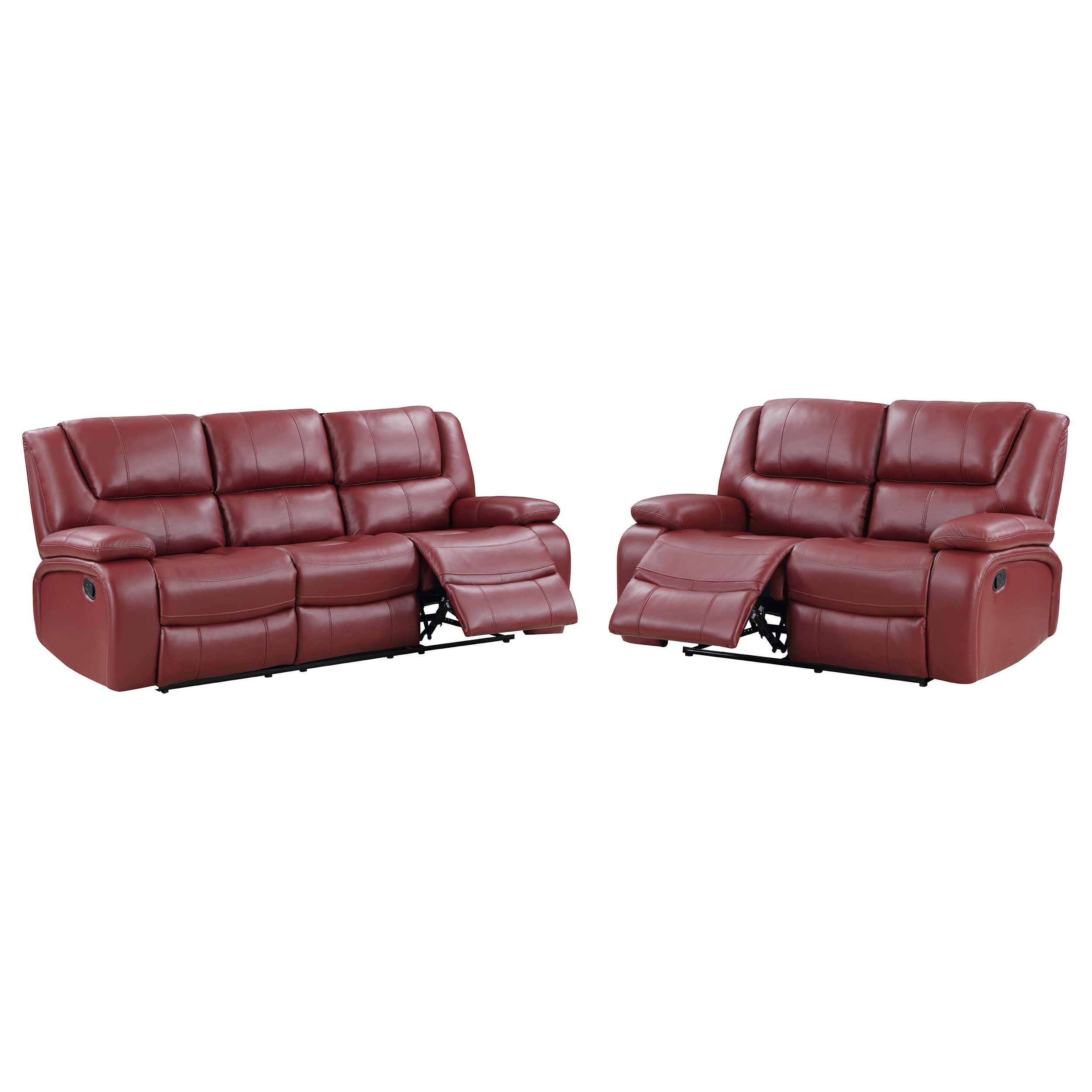 Camila Upholstered Reclining Sofa Set