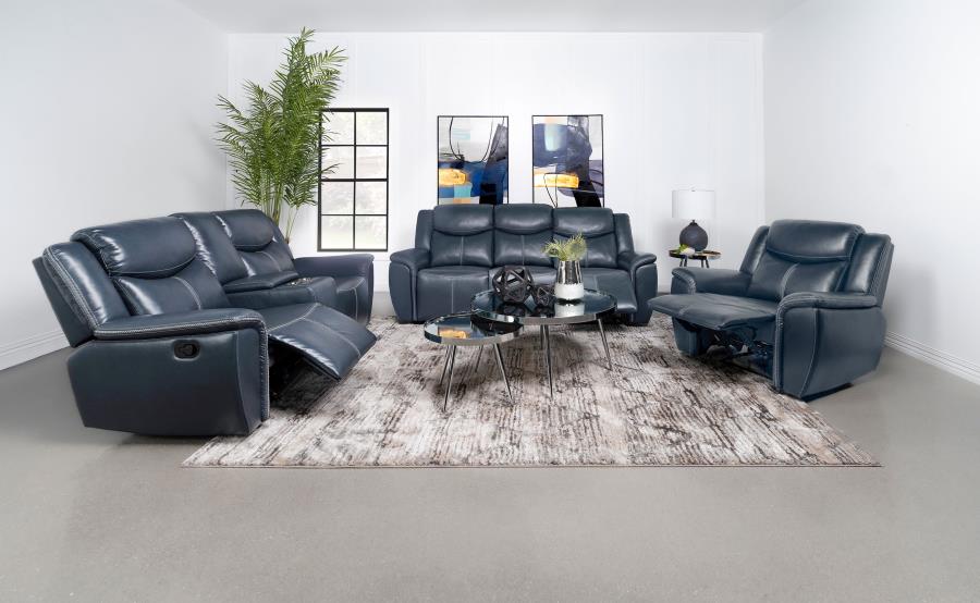 Sloane Upholstered Reclining Sofa Set