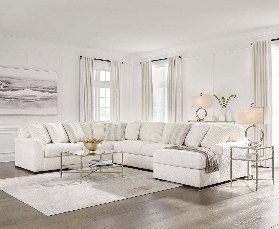 Ashley 619-04 Oversized Sectional — 4-Piece Modular with Chaise