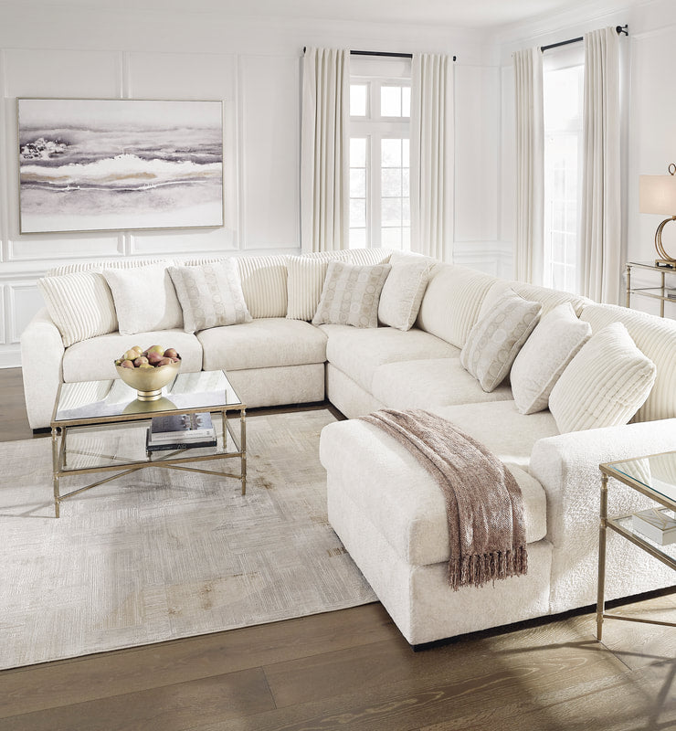 Ashley 619-04 Oversized Sectional — 4-Piece Modular with Chaise