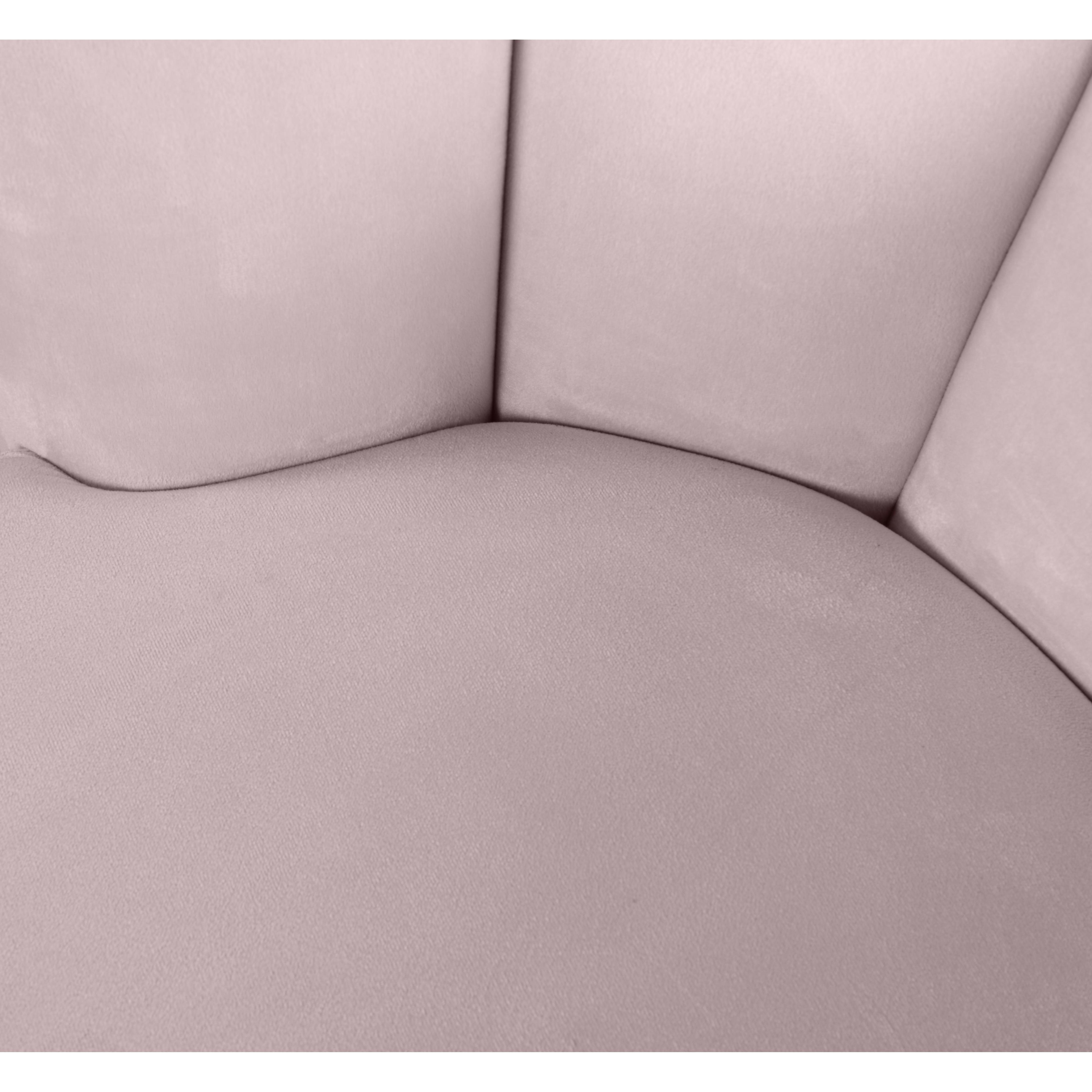 Meridian Lily Pink Velvet Accent Chair
