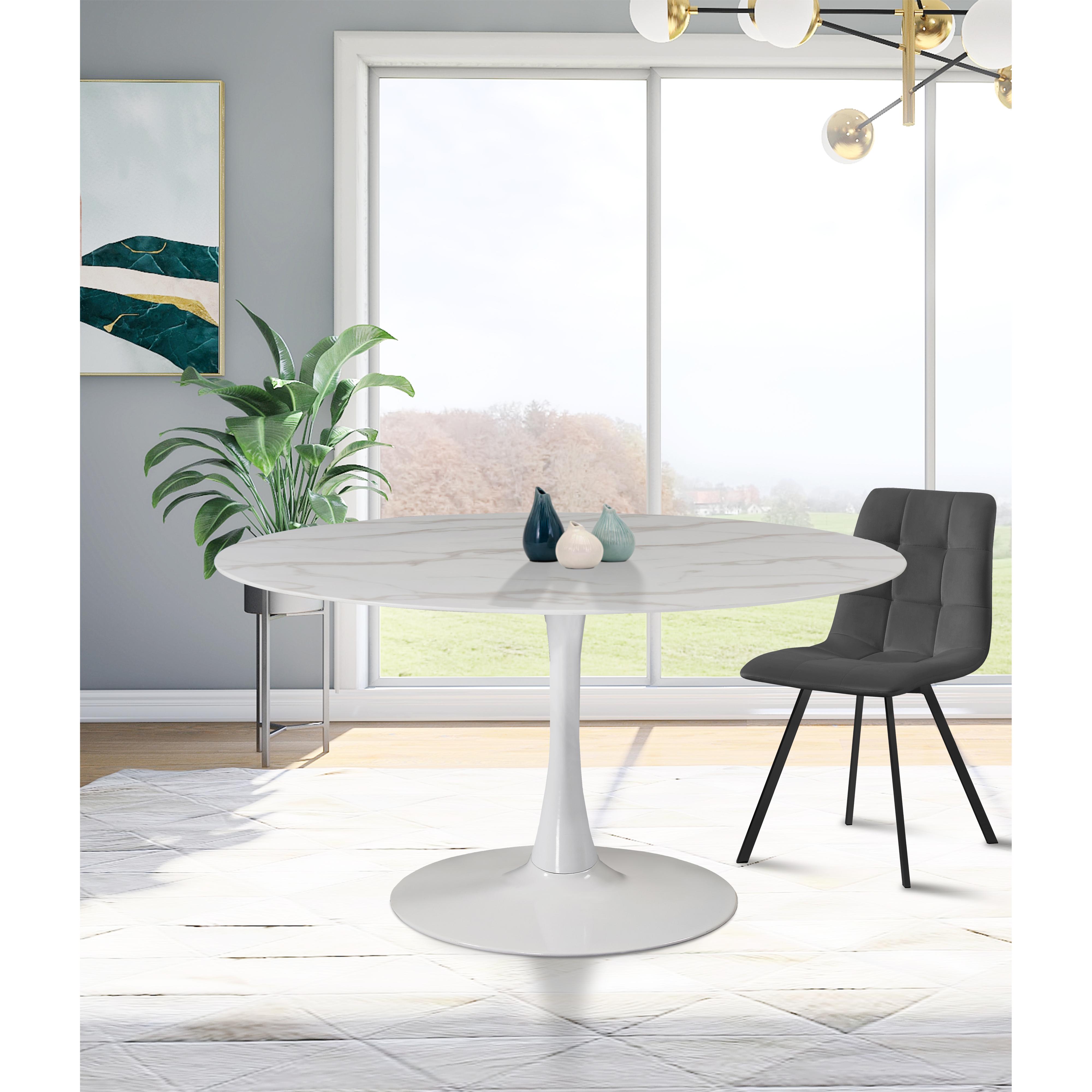 Meridian Holly White Dining Table
