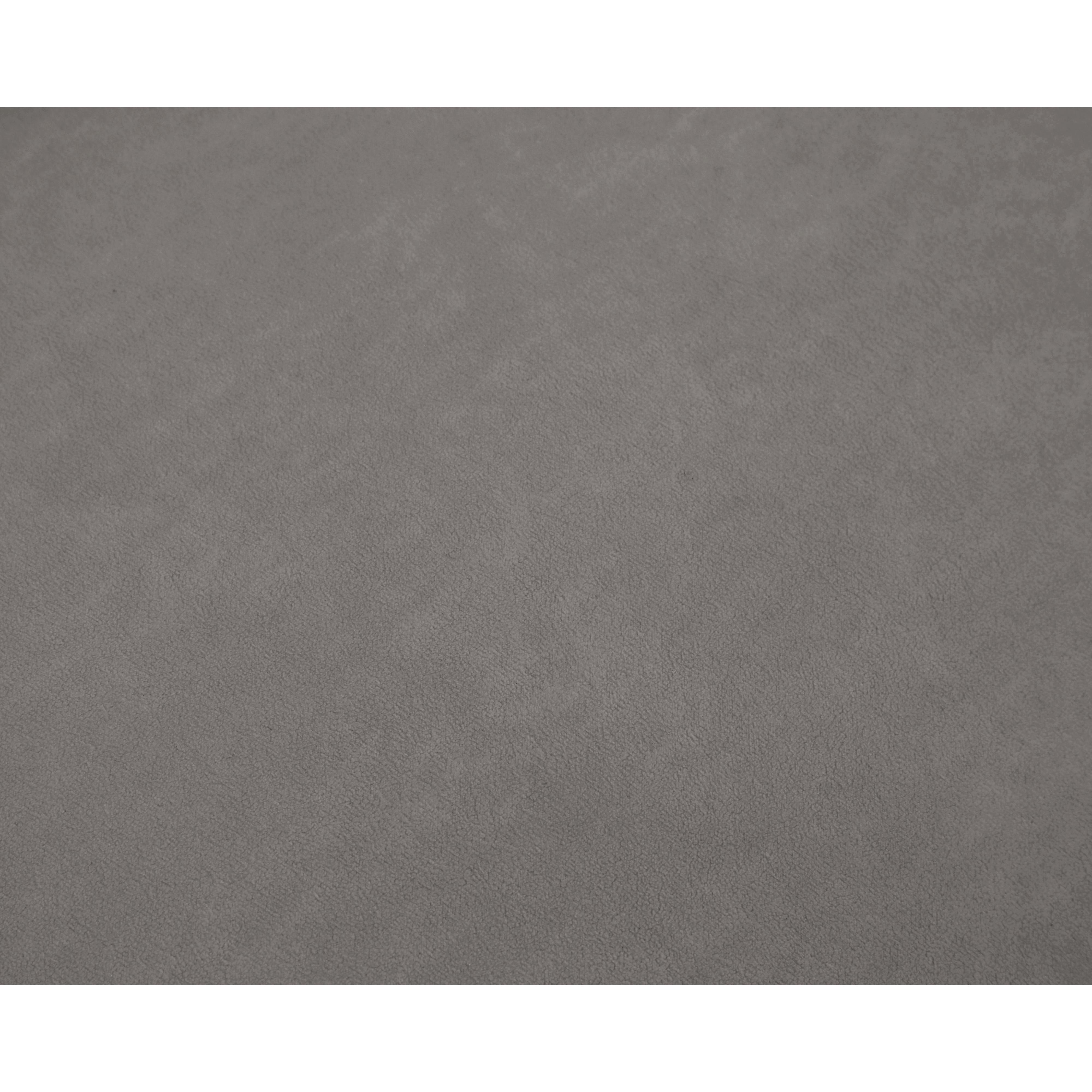 Meridian Plush Grey Velvet Standard Comfort Modular Ottoman