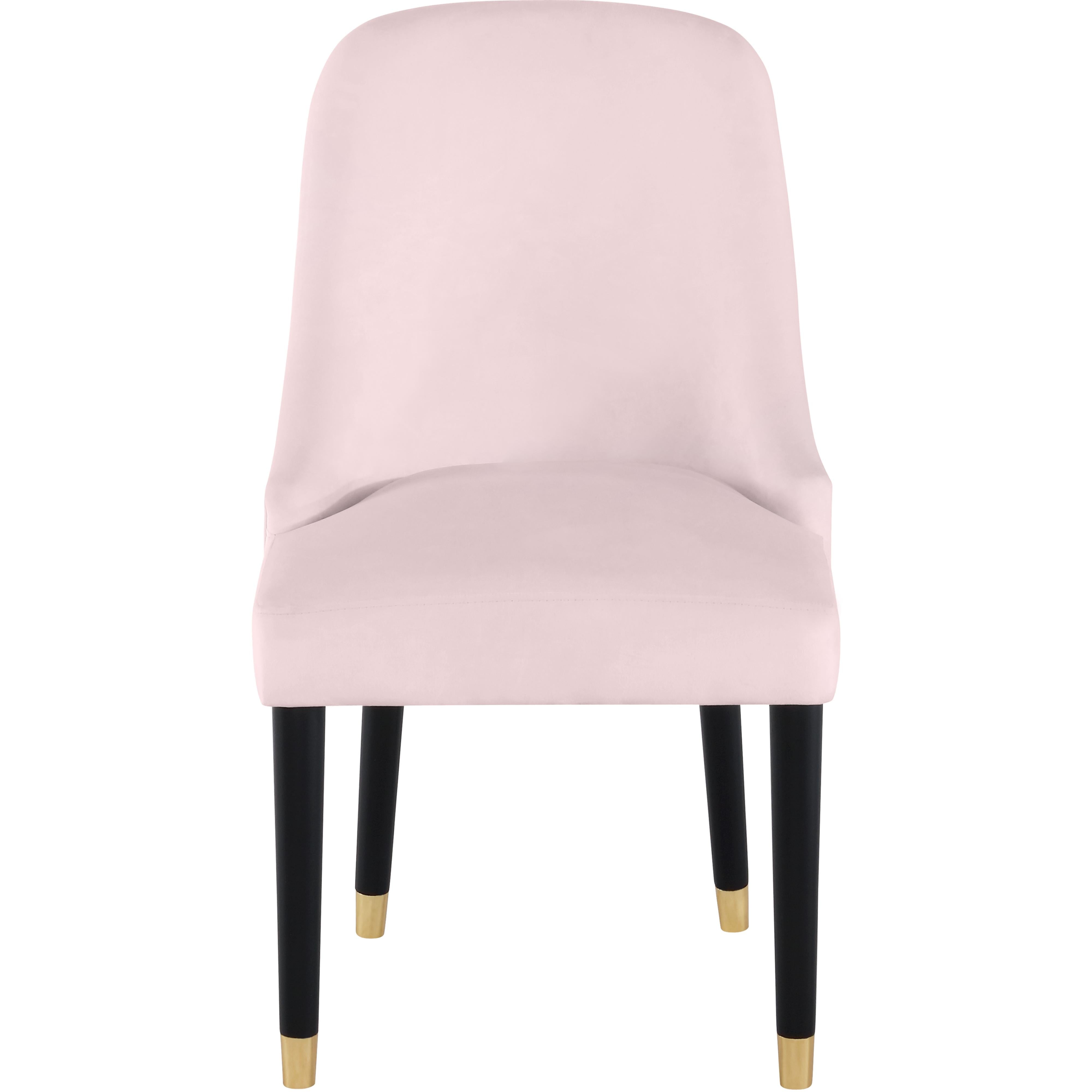 Meridian Omni Pink Velvet Dining Chair