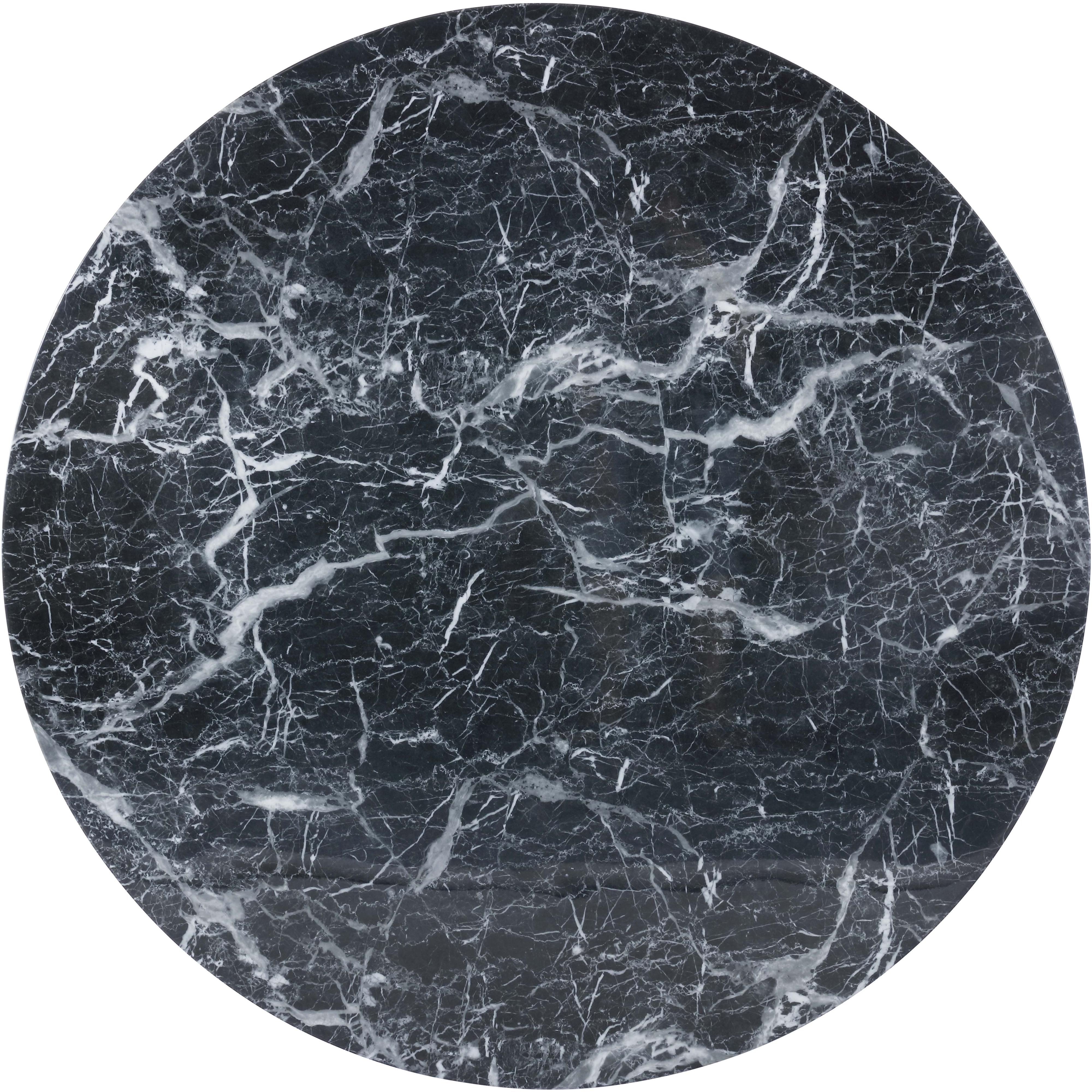 Meridian Omni Black Faux Marble Dining Table