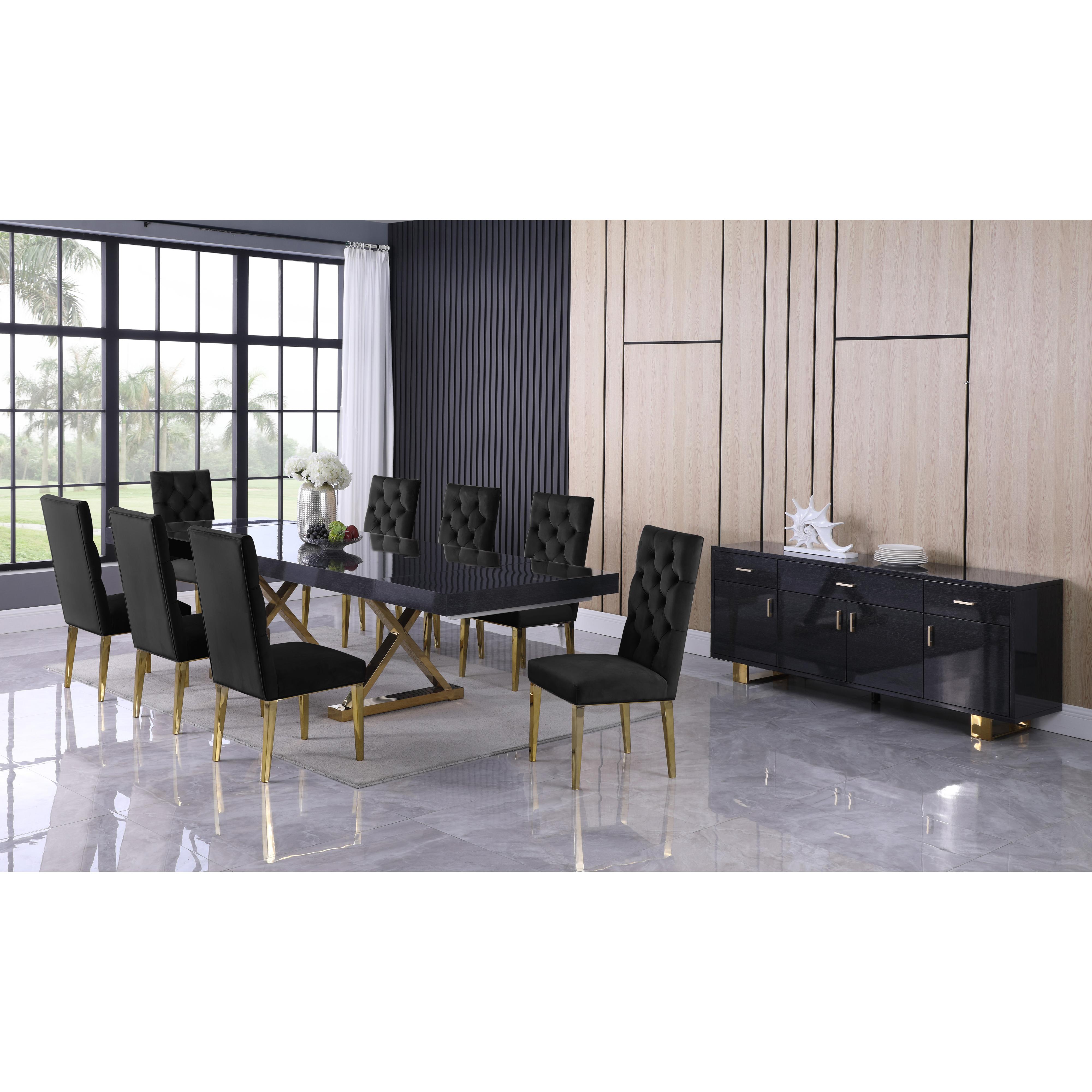 Meridian Excel Grey Oak Veneer Lacquer Extendable Dining Table (3 Boxes)