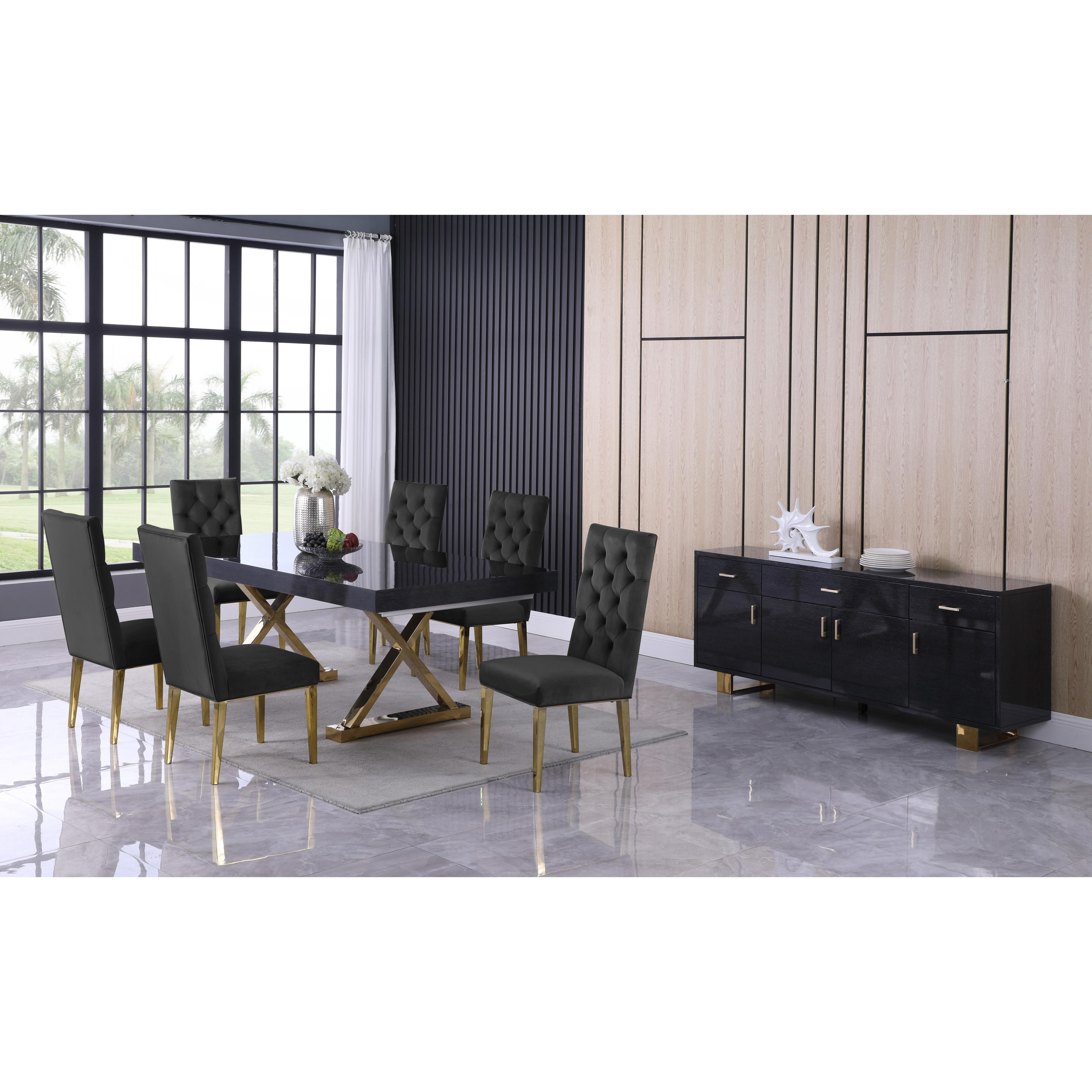 Meridian Excel Grey Oak Veneer Lacquer Extendable Dining Table (3 Boxes)
