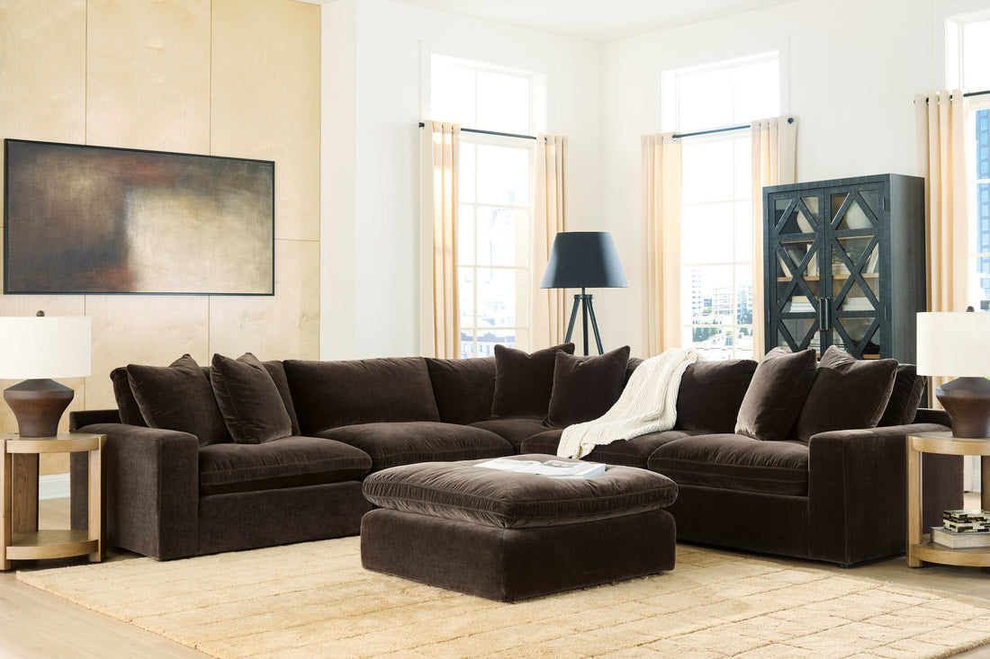Ashley 678-07 5PC Sectional — Modular Design & Memory Foam Cushions