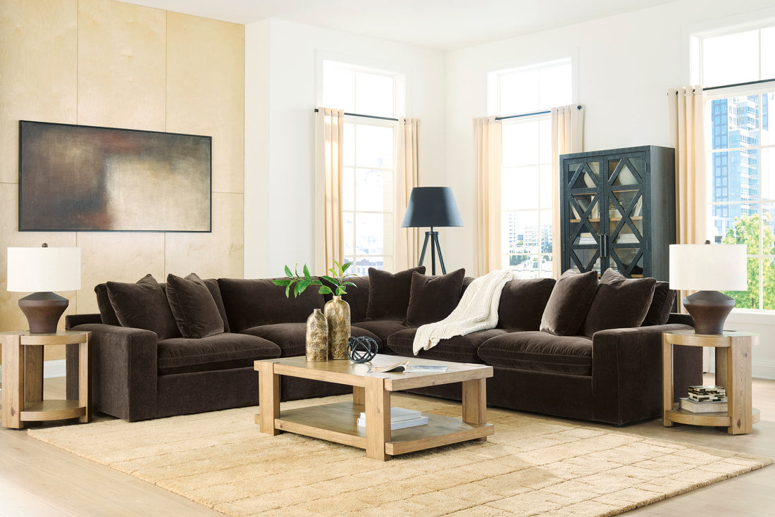 Ashley 678-07 5PC Sectional — Modular Design & Memory Foam Cushions