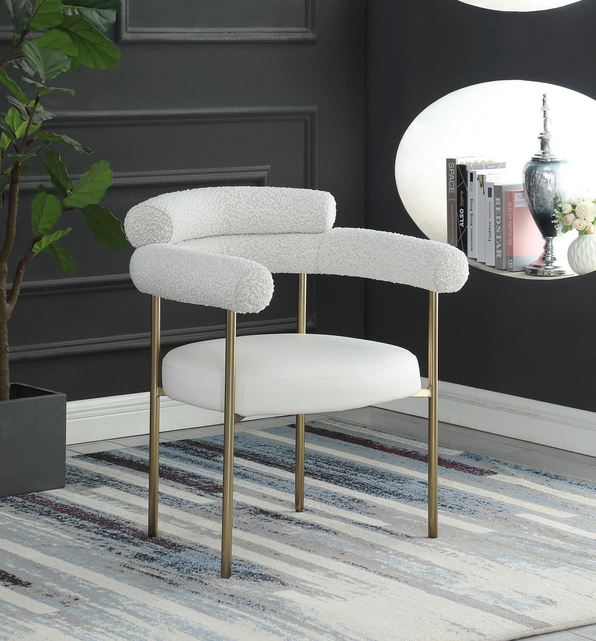 Blake - Dining Chair (Set of 2) with Bronze Legs