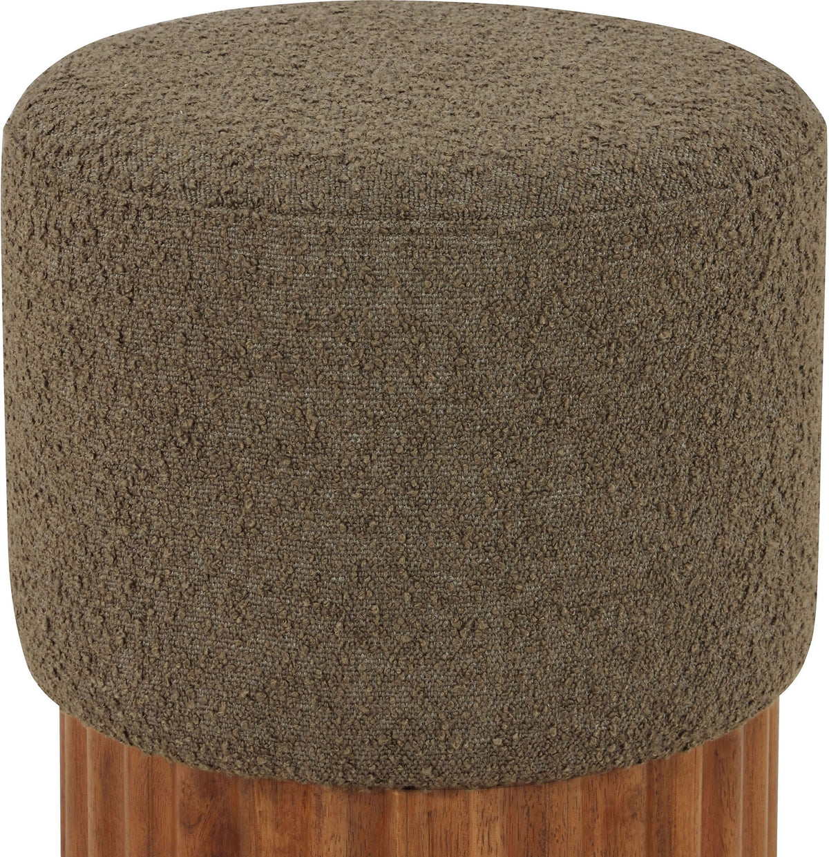 Veranda - Ottoman / Stool with Brown Base