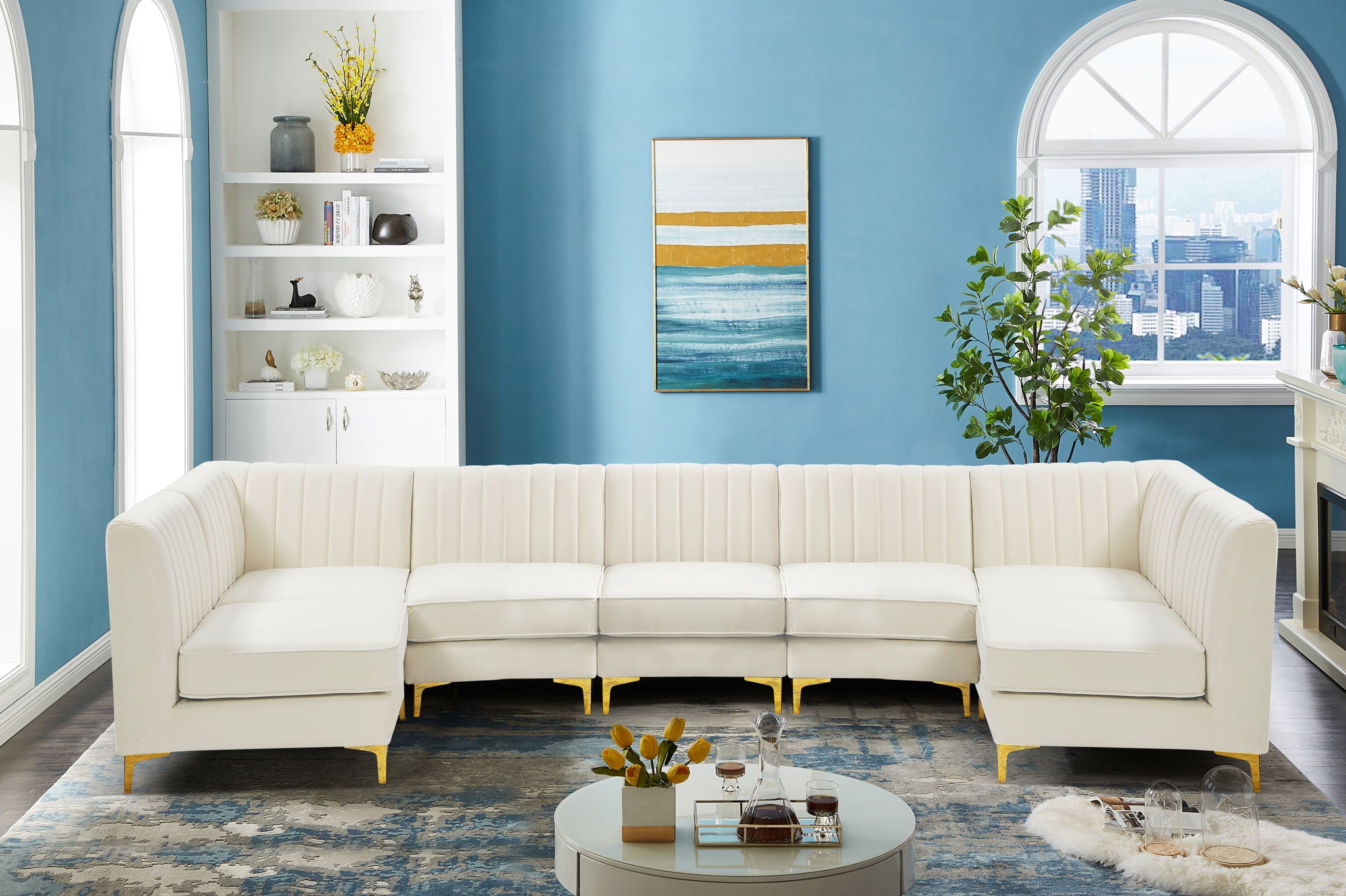 Alina - 7 Piece Modular Sectional