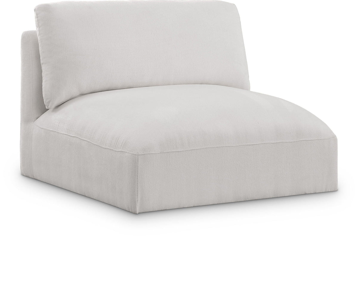 Ease Modular Sectional — Add-On: Armless Chair — Cream