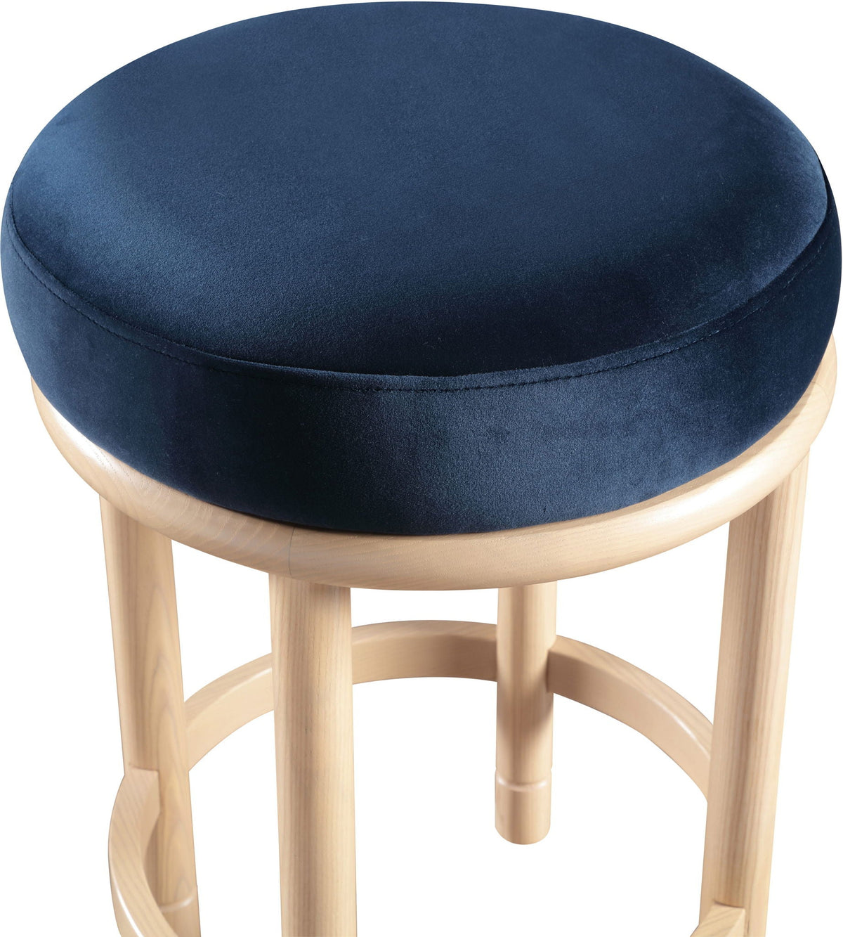 Monette - Counter Stool with Natural Base