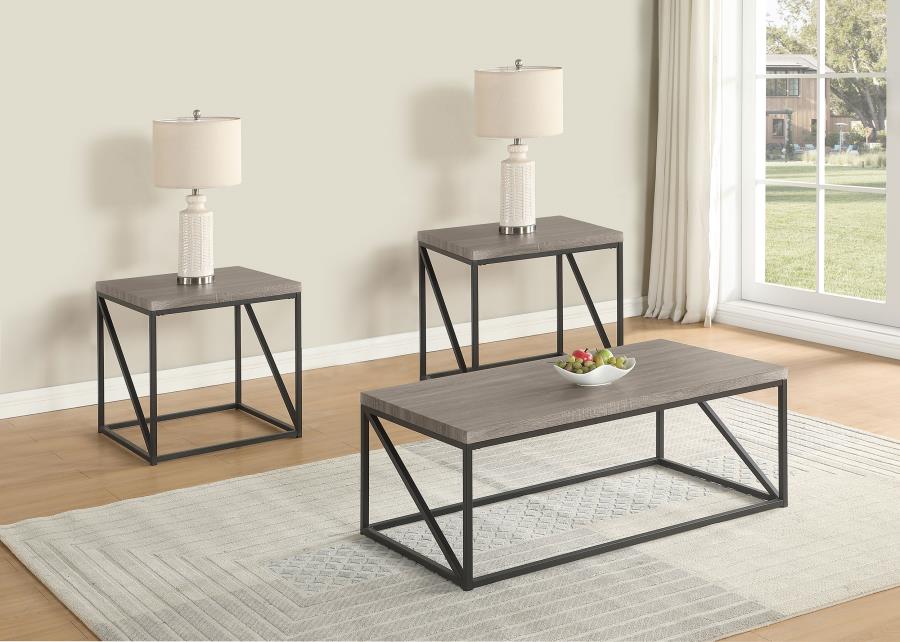 Birdie Coffee and End Table Set Sonoma Grey