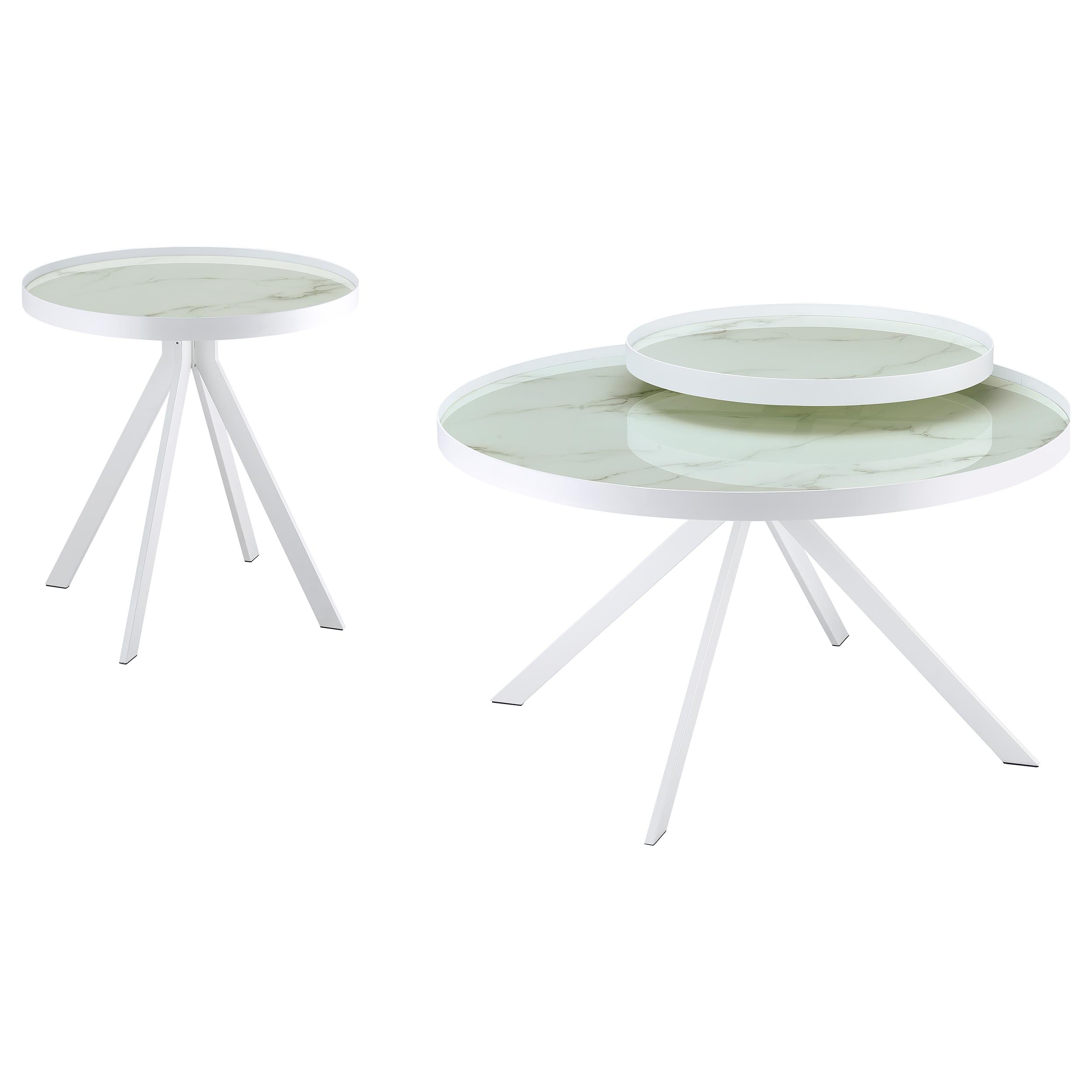 Briggs Round Coffee and End Table Set