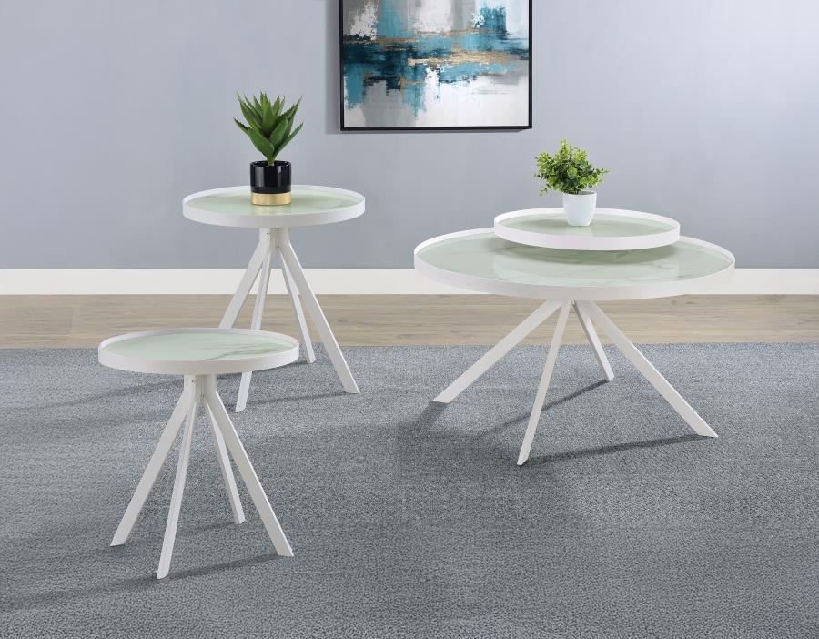 Briggs Round Coffee and End Table Set