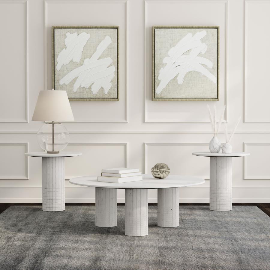 Astoria Marble Coffee and End Table Set