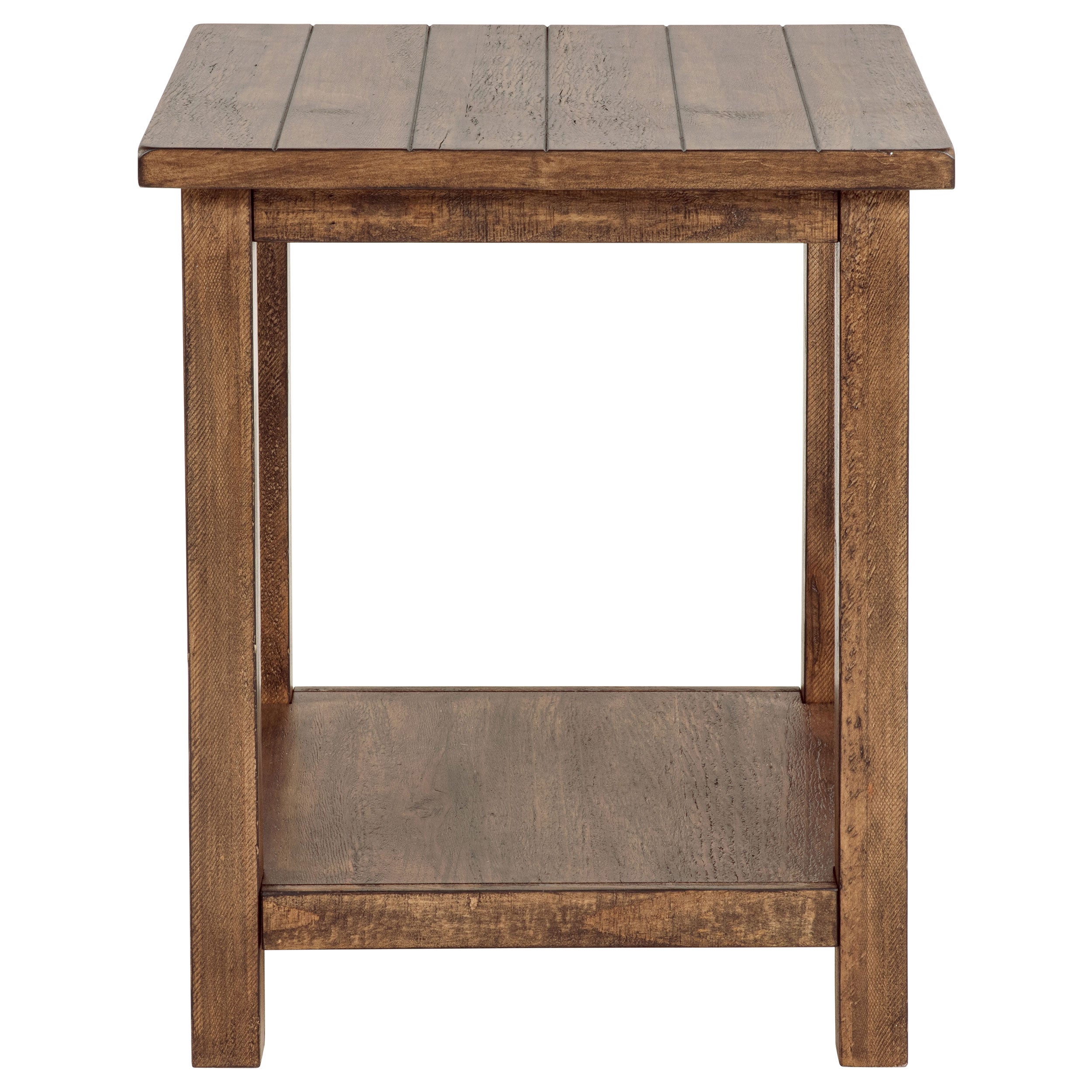 Payne Wood End Table with Shelf