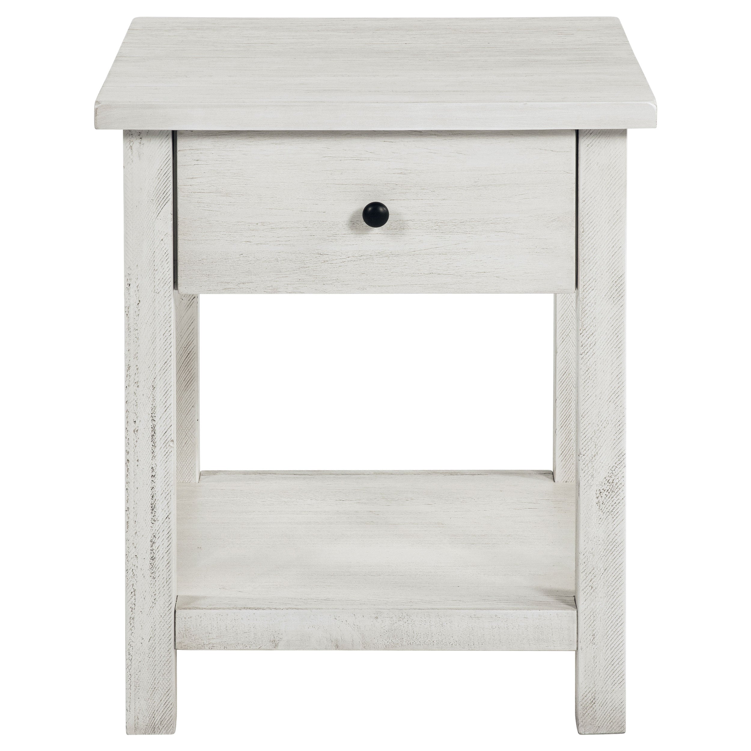 Payne 1-drawer Wood End Table with Shelf