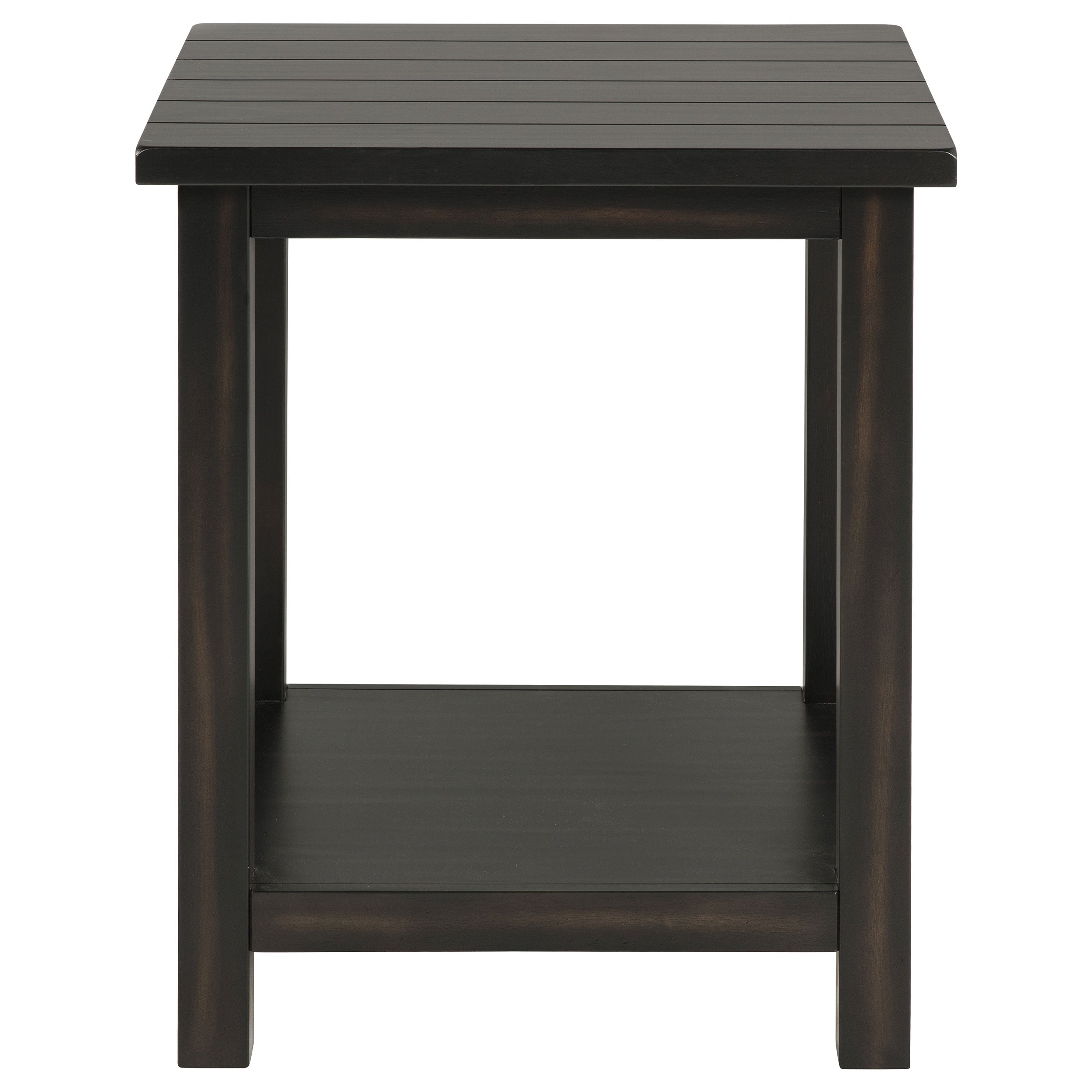 Payne Wood End Table with Shelf